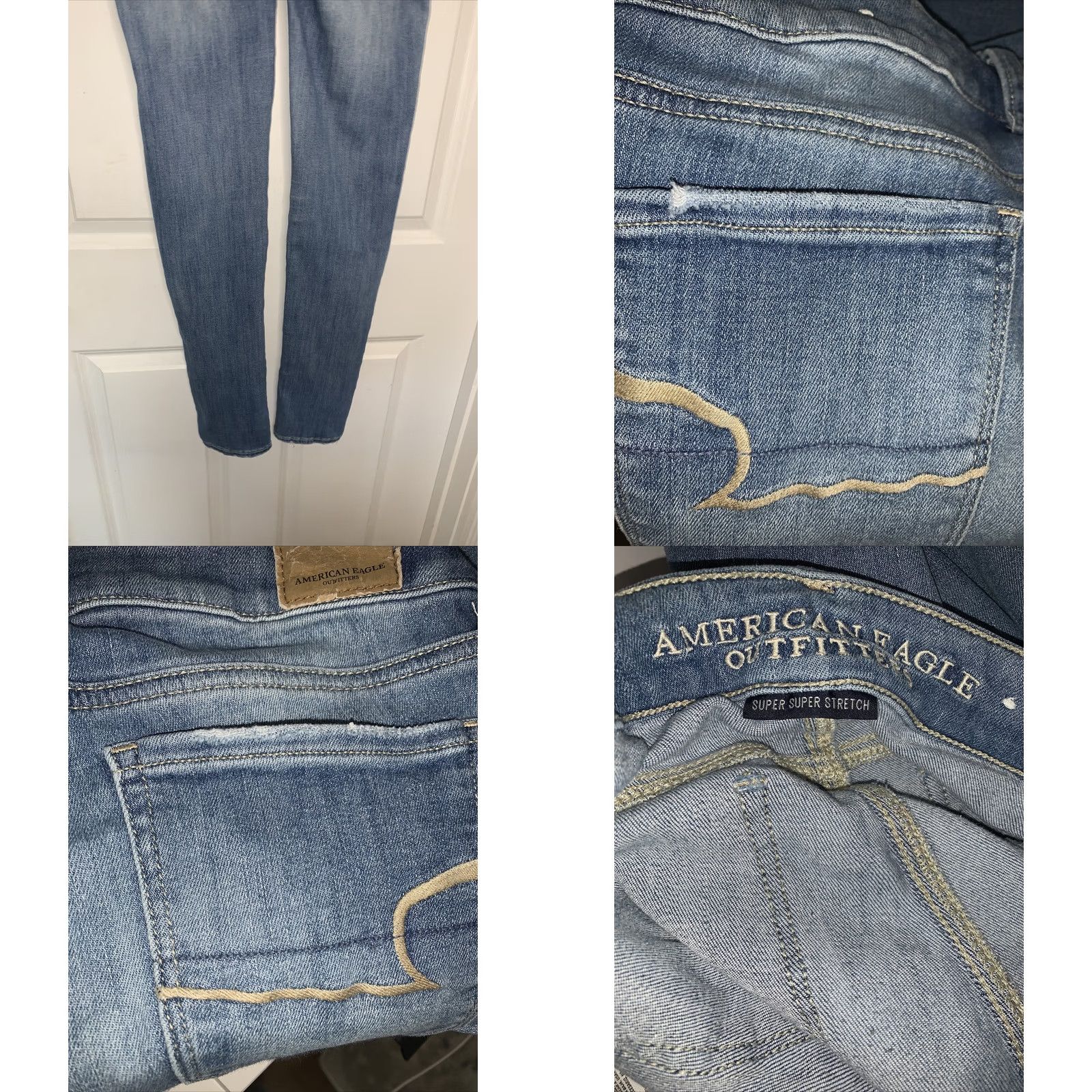 American Eagle Outfitters American Eagle Outfitters Jeans Skinny Distressed Light Wash Women’s/Teen SZ 2 Slim Fit 2 Blue XS? Size 26" / US 2 / IT 38 - 8 Thumbnail