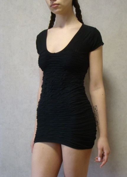 Marithe + Francois Girbaud Marithe Francois Girbaud avantgarde mini pleated dress Sz 2 Size S / US 4 / IT 40 - 2 Thumbnail