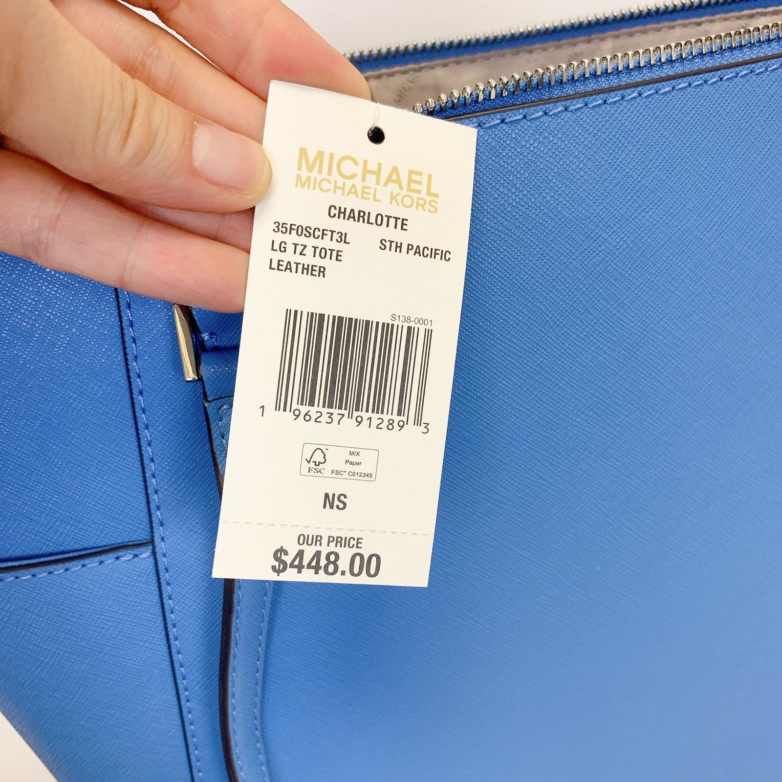 Michael Kors Michael Kors Charlotte 35F0SCF3L Large Charlotte Tote Bag Size ONE SIZE - 7 Thumbnail