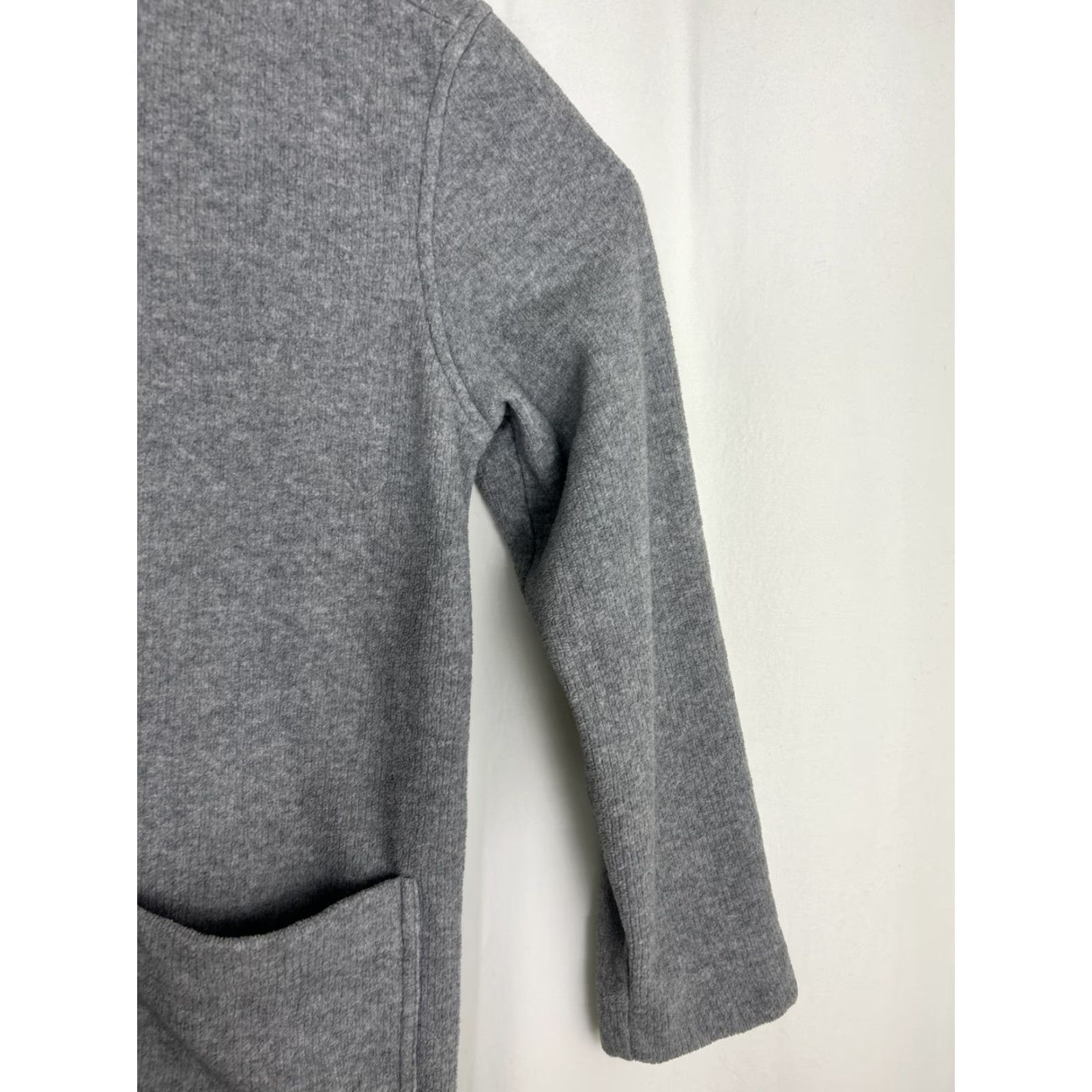 J.Crew J.CREW Cardigan Mens Small Polyester Blend Collared Button Up Gray Pockets Sweater Size US S / EU 44-46 / 1 - 4 Thumbnail