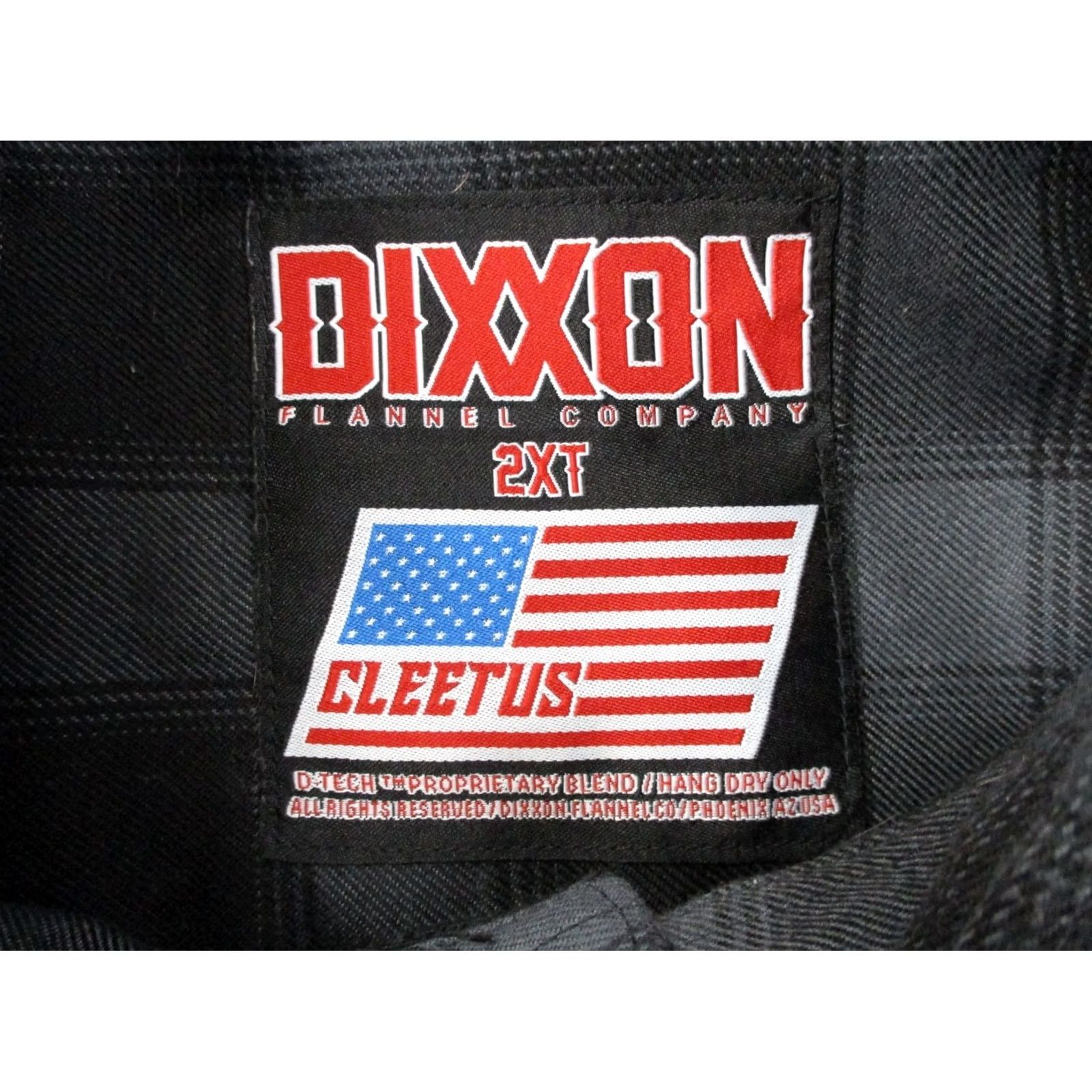 Logo 7 Dixons Shirt Mens 2XLT Plaid Al Dixons Button-Up Big & Tall 2XLT Gray Long Sleeve Pocket Wool? Size US XXL / EU 58 / 5 - 7 Thumbnail