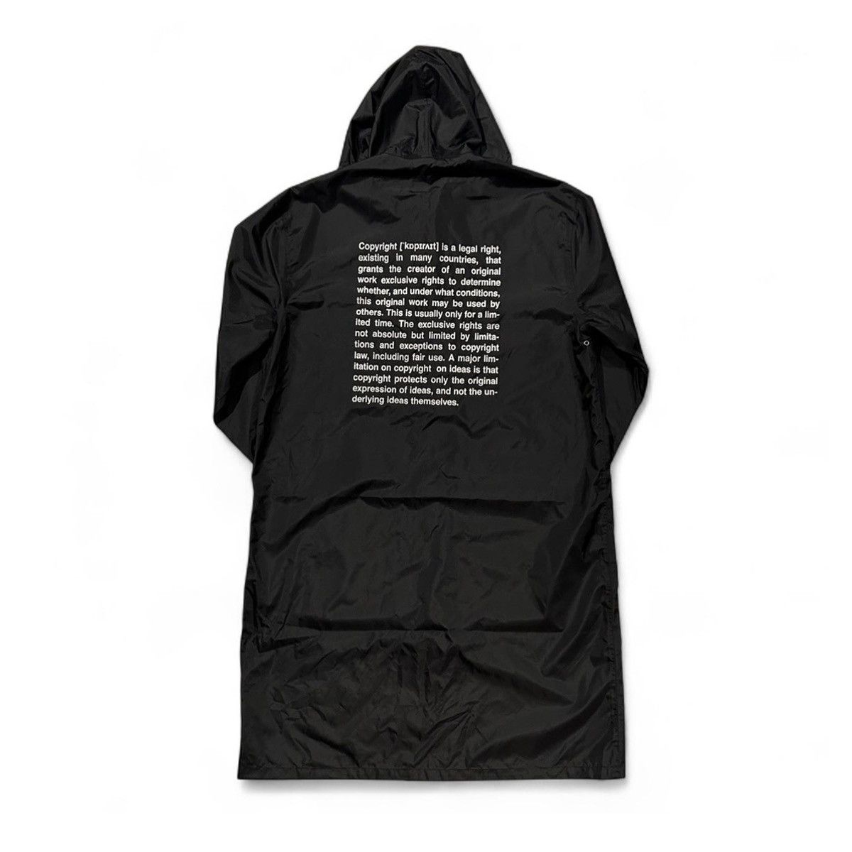 Vetements Vetements Copyright Black Raincoat Size US L / EU 52-54 / 3 - 3 Thumbnail
