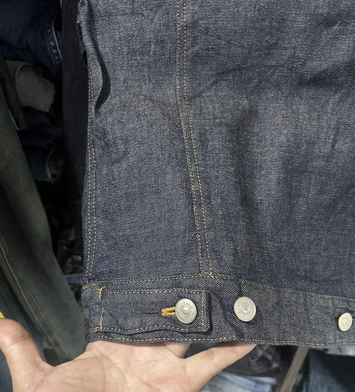 Yohji Yamamoto 🔥Inéd Jeans Yohji Yamamoto Denim Jacket Size S / US 4 / IT 40 - 14 Thumbnail