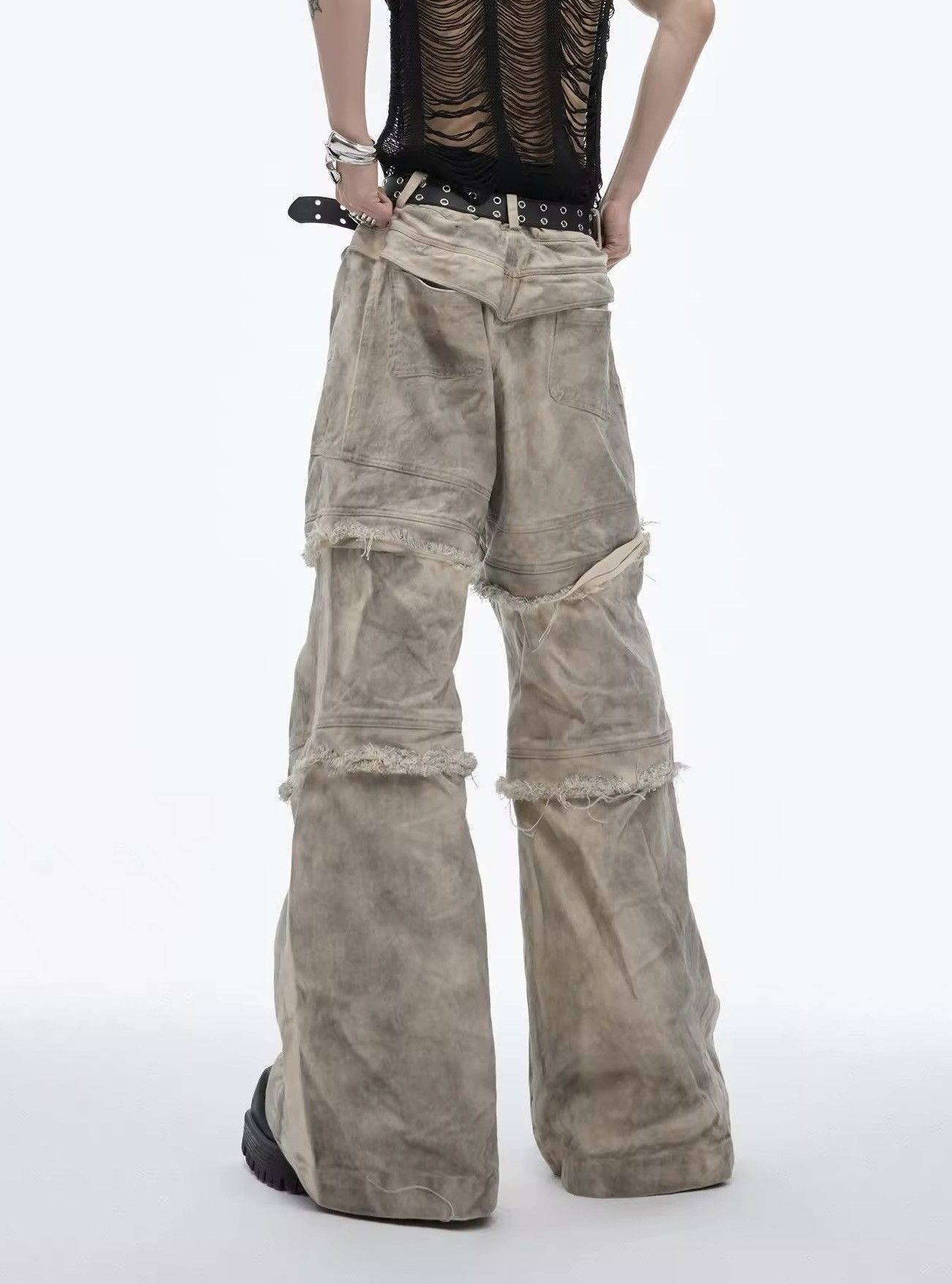 Vintage High Waist Wide Leg Jeans Size US 34 / EU 50 - 3 Thumbnail