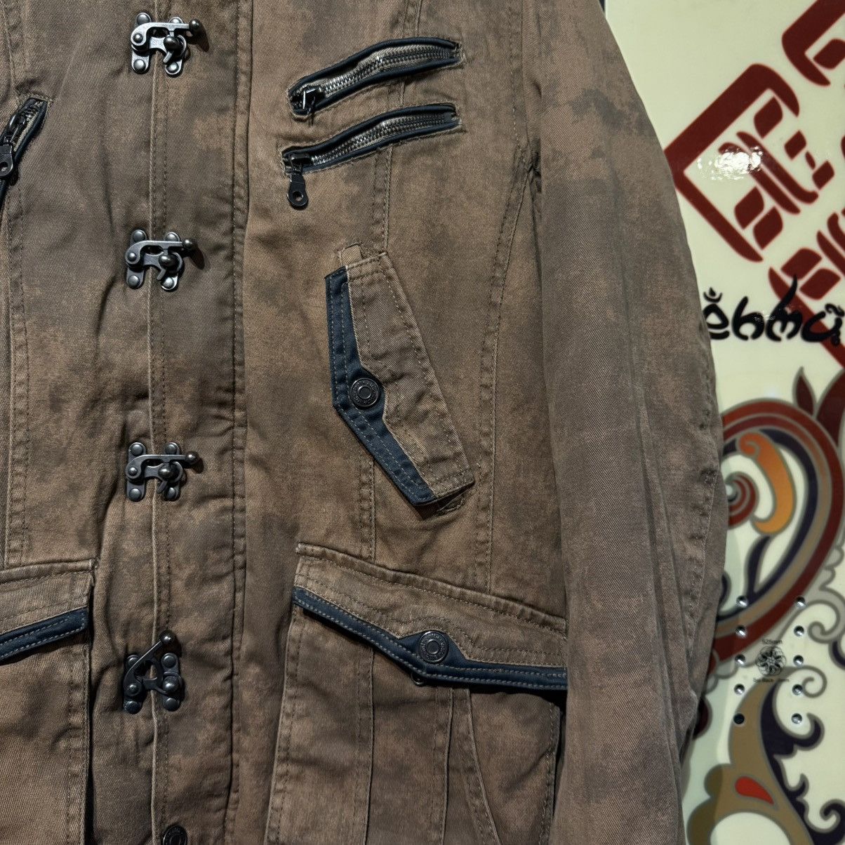In The Attic In The Attic Japanese Steampunk Fur Hooded Utility Parka Size US M / EU 48-50 / 2 - 6 Thumbnail