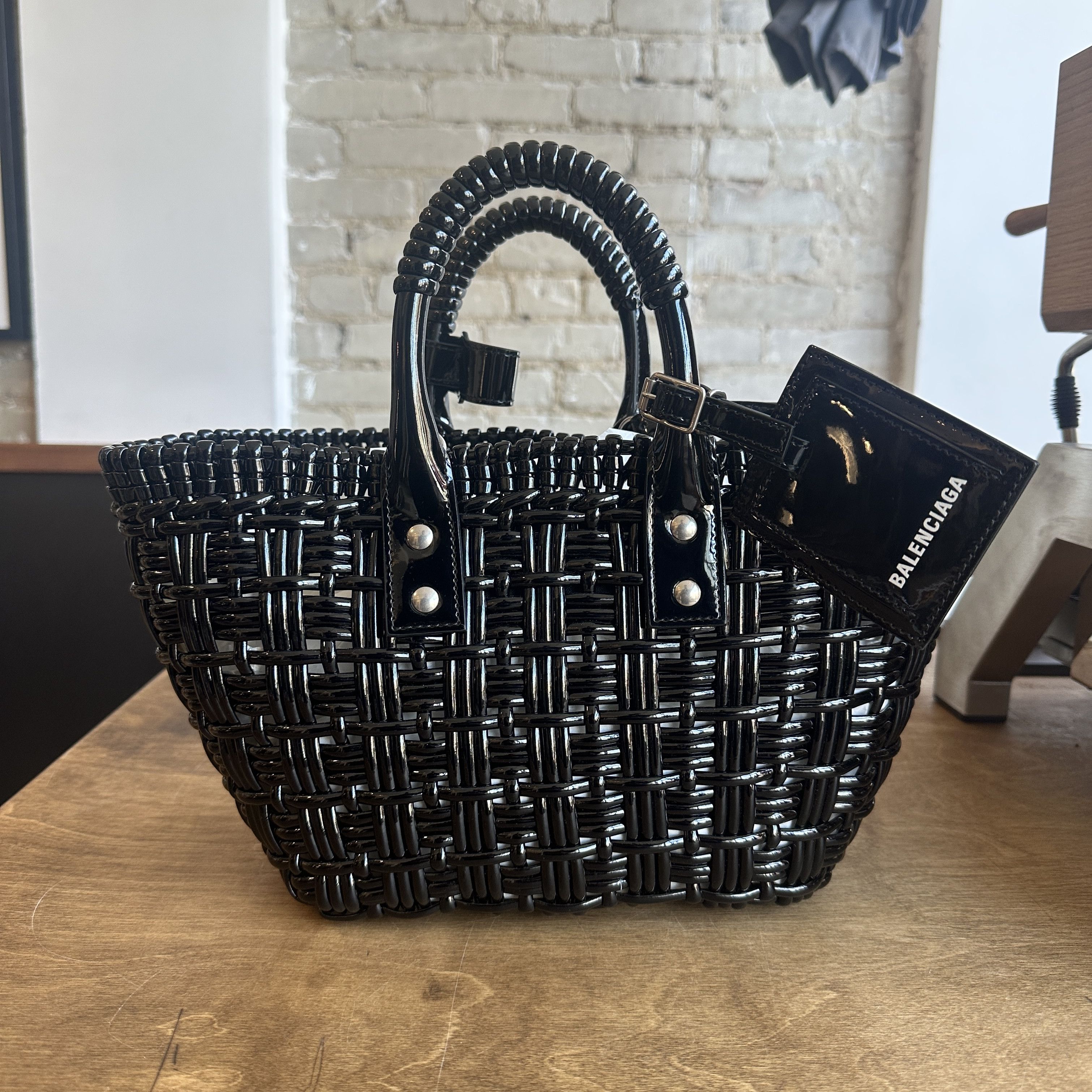 Balenciaga Balenciaga Bistro Basket Bag with Strap Size ONE SIZE - 1 Thumbnail