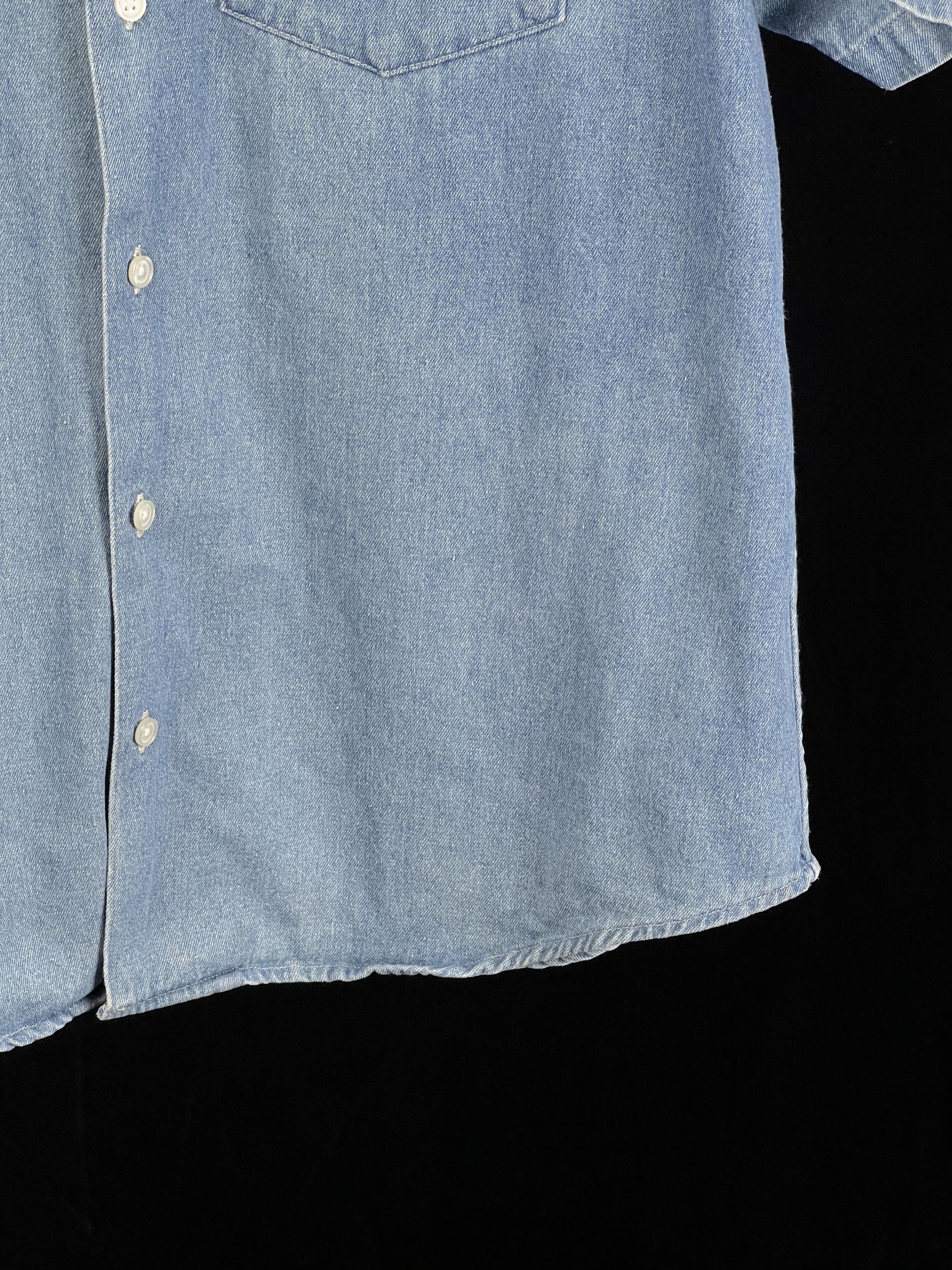 Supreme INVERT DENIM S/S SHIRT Embroidered Logo Size US S / EU 44-46 / 1 - 4 Thumbnail