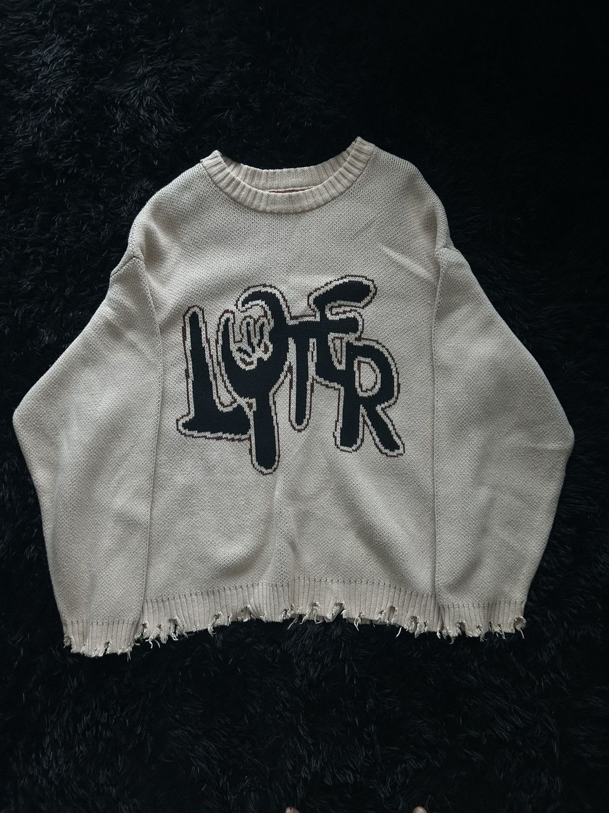 Vintage LOITER RODEO KNIT SWEATER Size US L / EU 52-54 / 3 - 1 Thumbnail