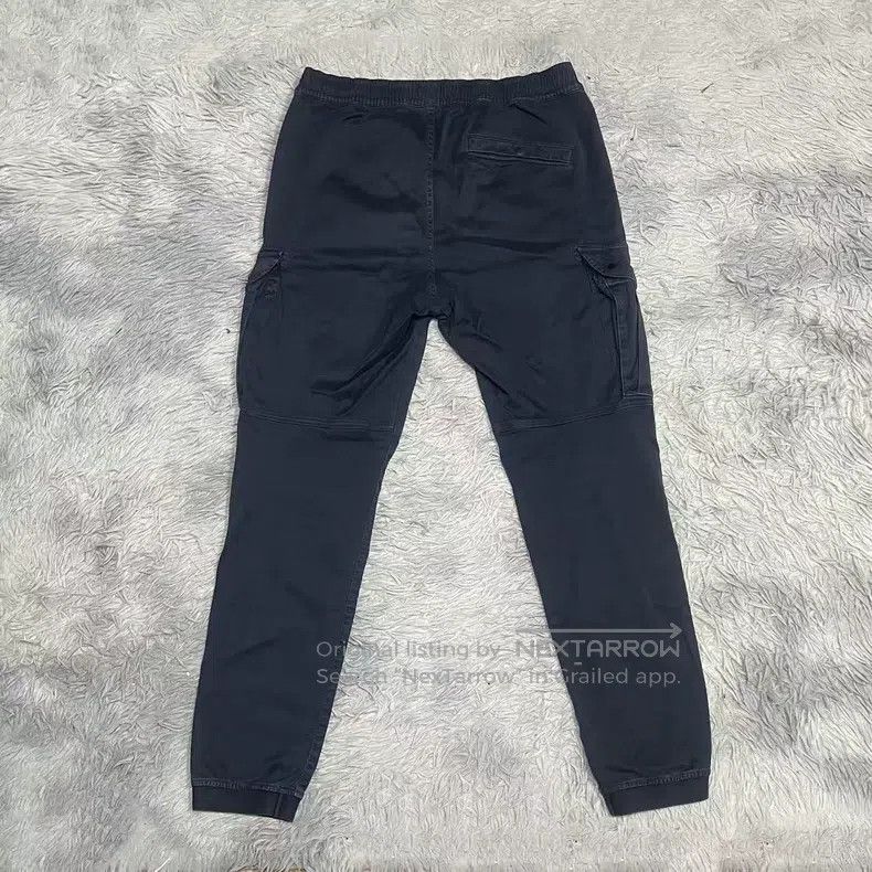 Stone Island Stone Island Washed Cargo Pants Trousers Dark Blue Size US 31 - 2 Thumbnail