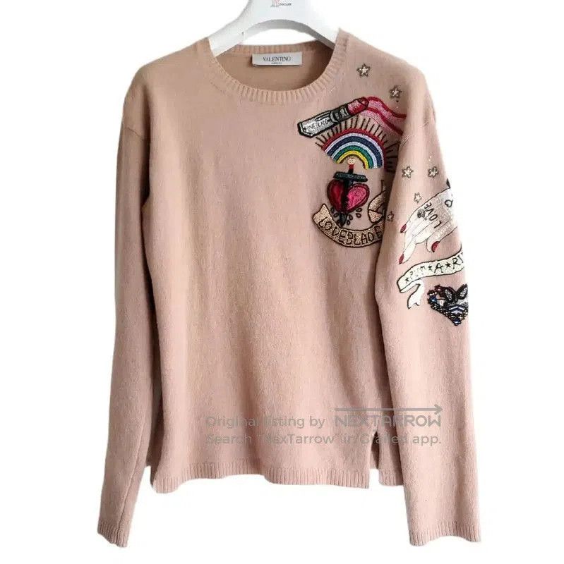 Valentino Valentino Cashmere Embroidered Sweater for Women . Size S / US 4 / IT 40 - 1 Thumbnail