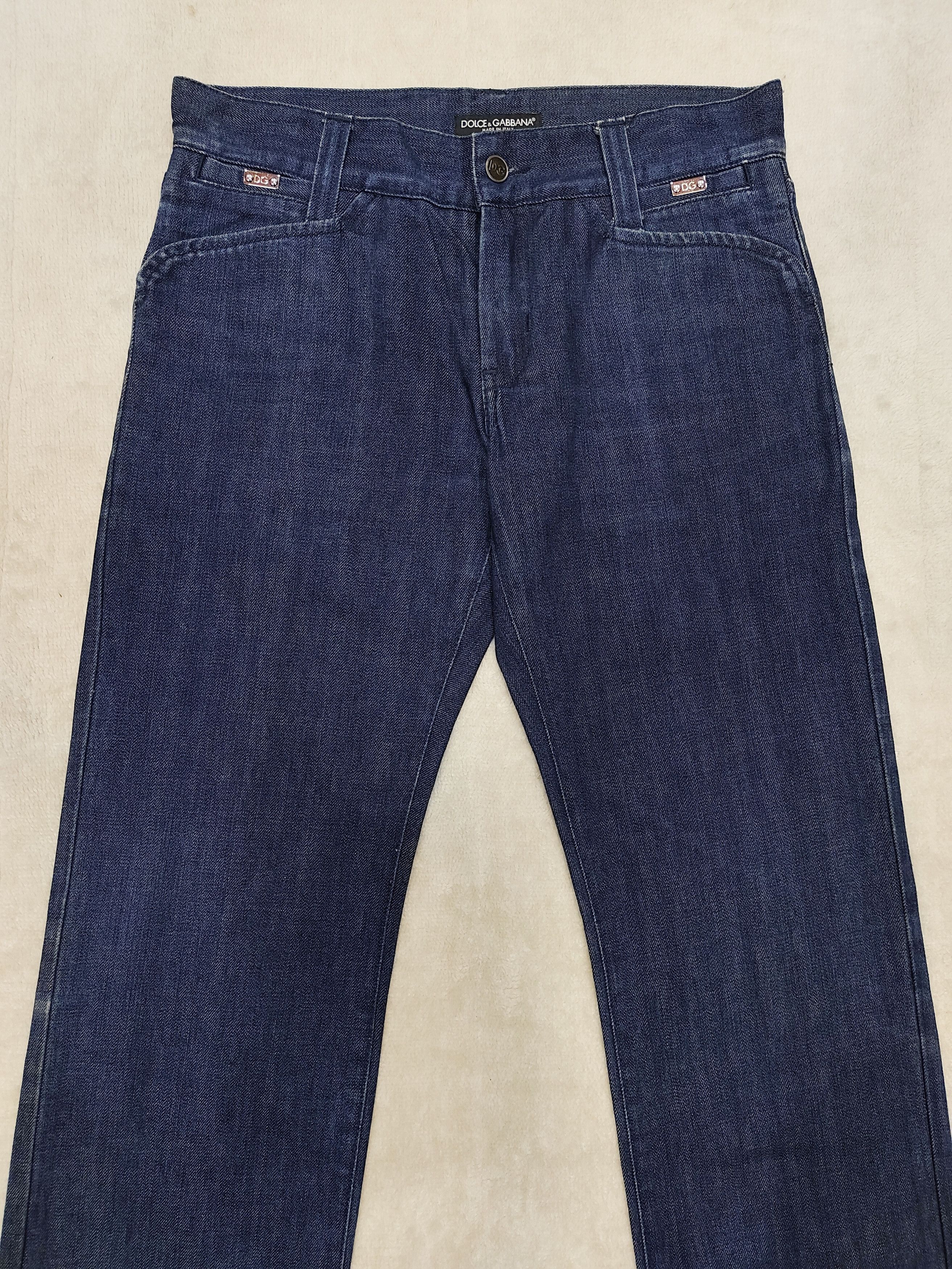 Dolce & Gabbana DOLCE & GABBANA- Exclusive Design 14 Classic Hard Slim Jeans Size US 31 - 2 Thumbnail