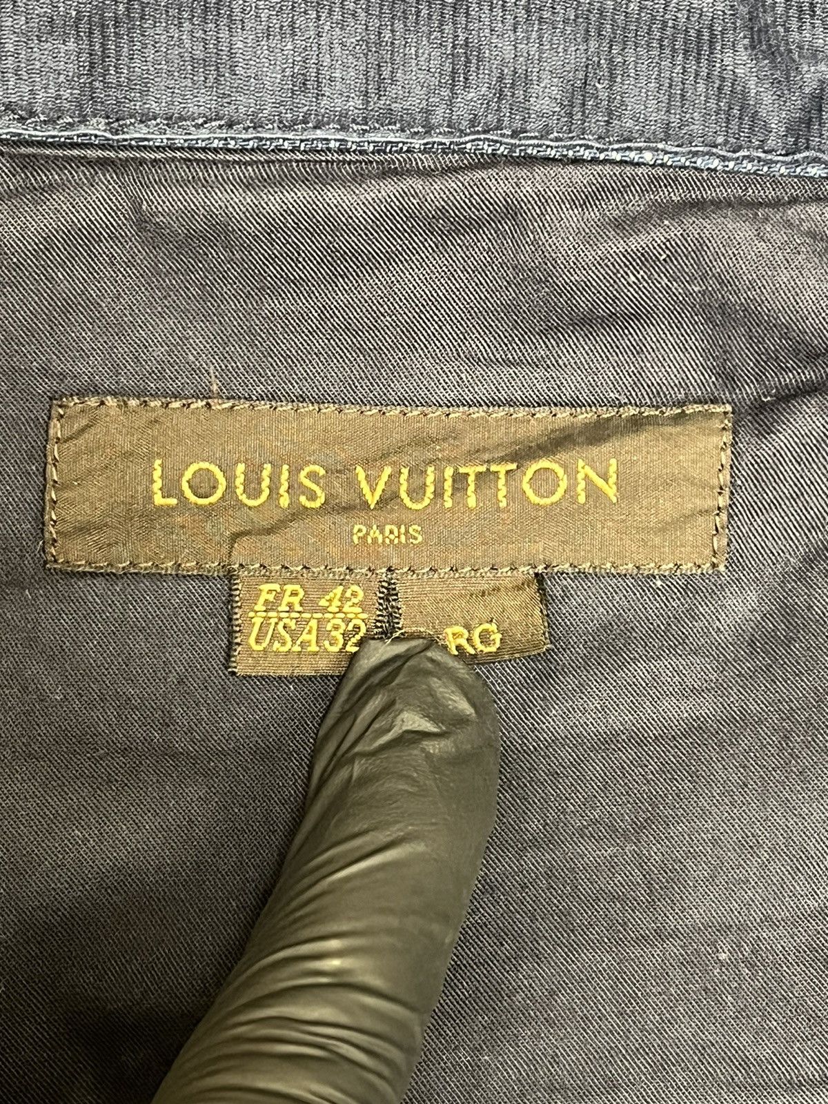 Helbers LOUIS VUITTON Pants Denim LV Embroidered leather Logo Size US 32 / EU 48 - 15 Thumbnail