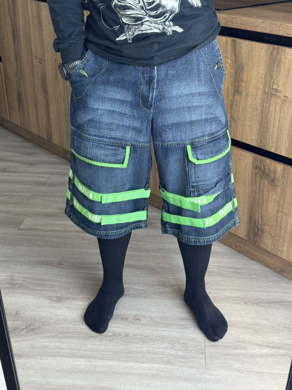 Marithe + Francois Girbaud Vintage Marithe Francois Girbaud Parachute Cargo Shorts Size US 34 / EU 50 - 13 Thumbnail