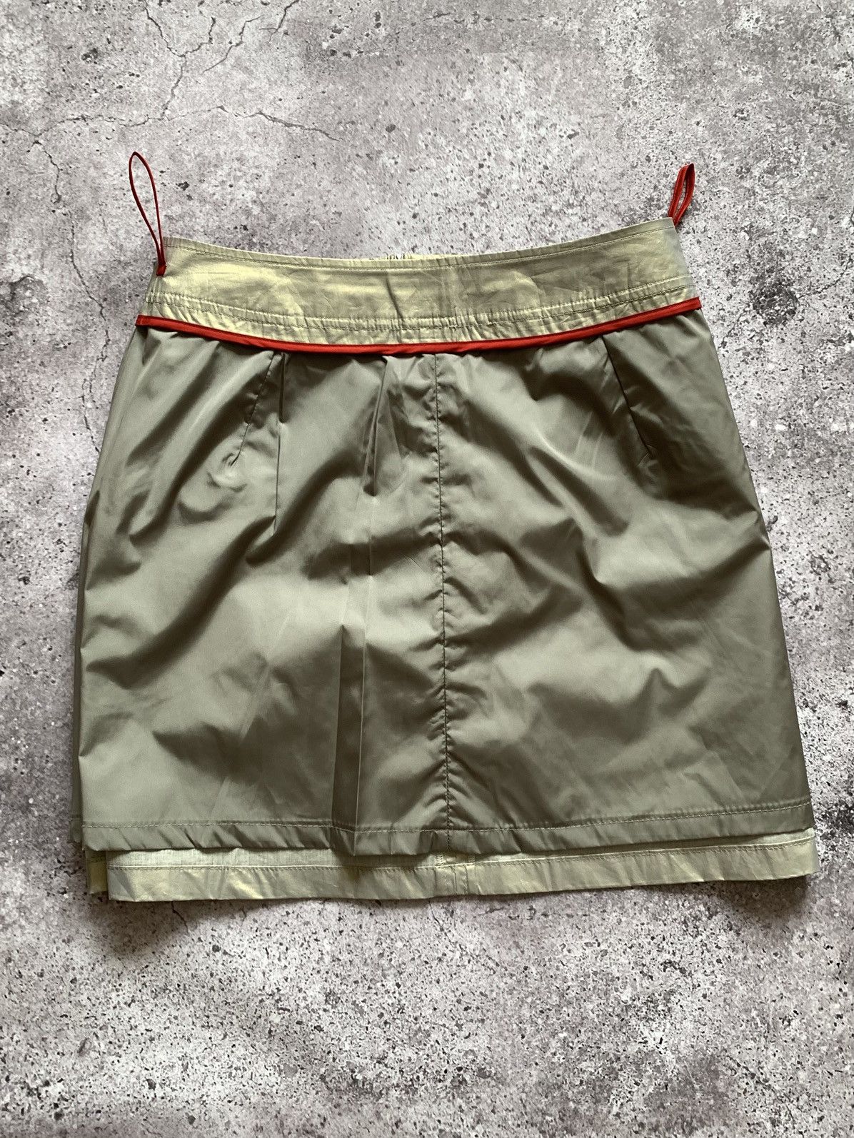 Prada 🔥ARCHIVE PRADA SPORT SILVER METAL 00’s Y2K SKIRT Size XS / US 0-2 / IT 36-38 - 9 Thumbnail