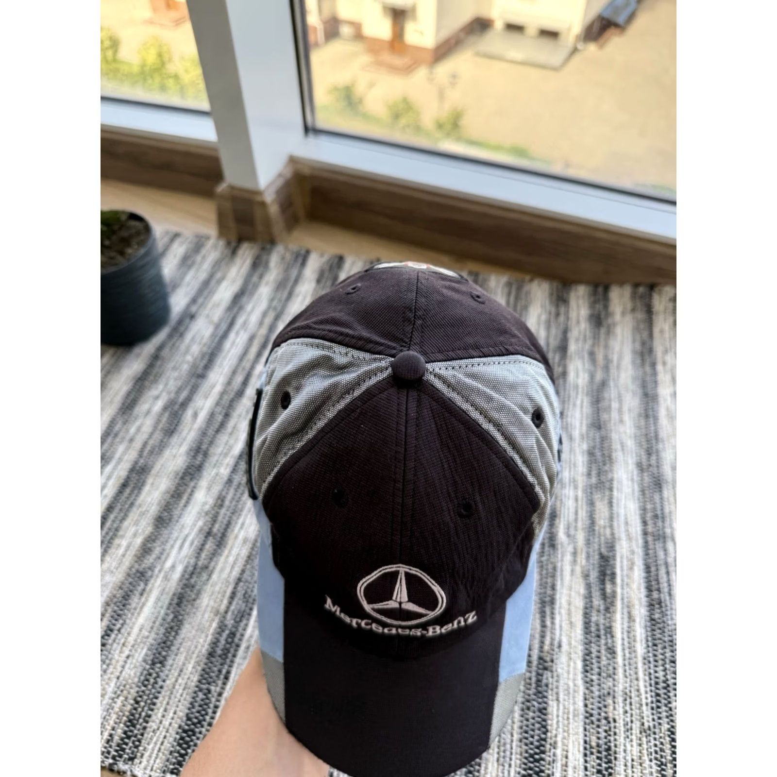 Mercedes-Benz VINTAGE Mercedes Benz Racing Snapback Cap Formula 1 Kimi Black One Size Mens Cap Snapback Size ONE SIZE - 6 Thumbnail