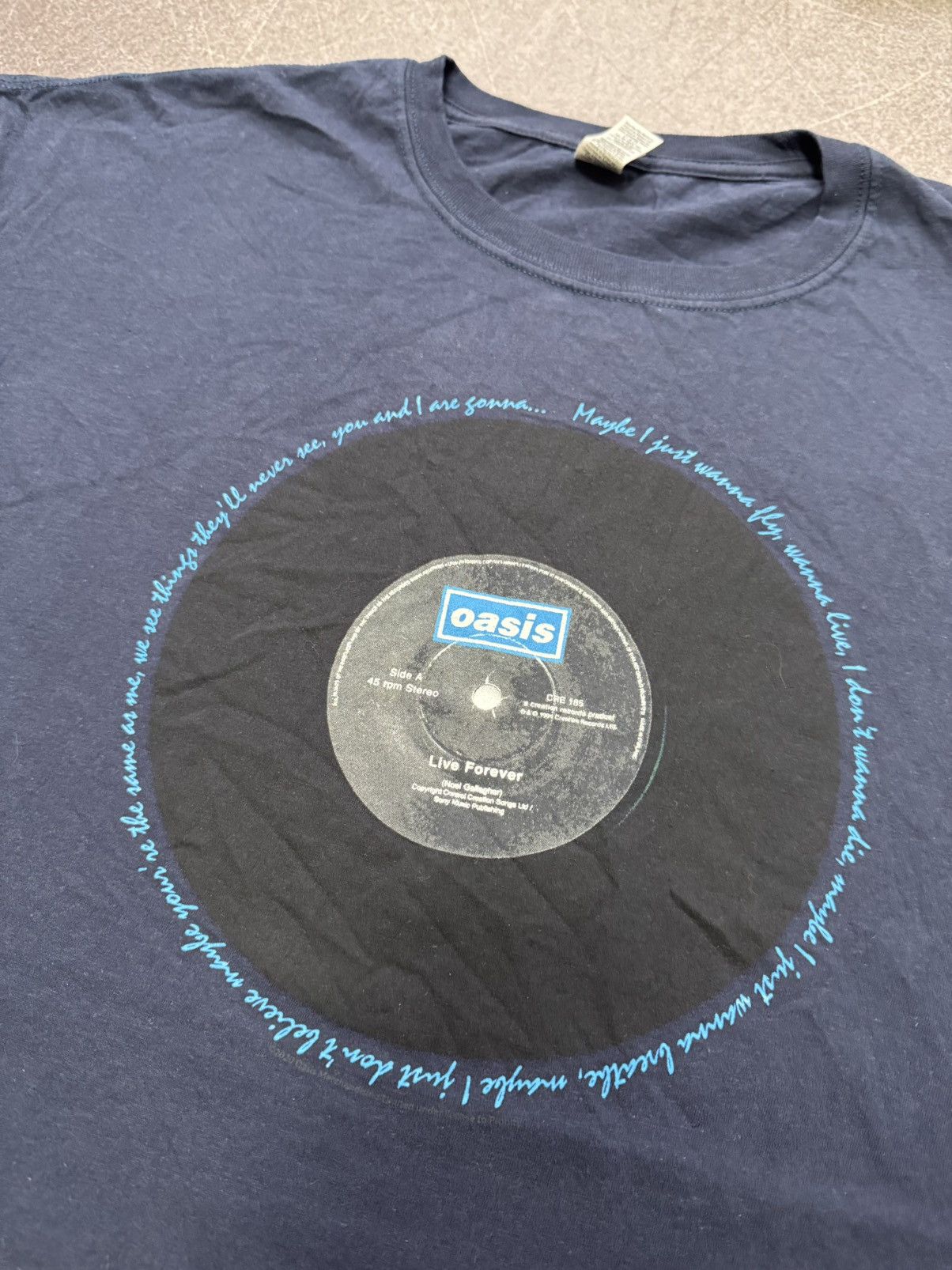Band Tees Noel Gallagher Oasis Live Forever T shirt Y2k rock Band Size US XXL / EU 58 / 5 - 6 Thumbnail