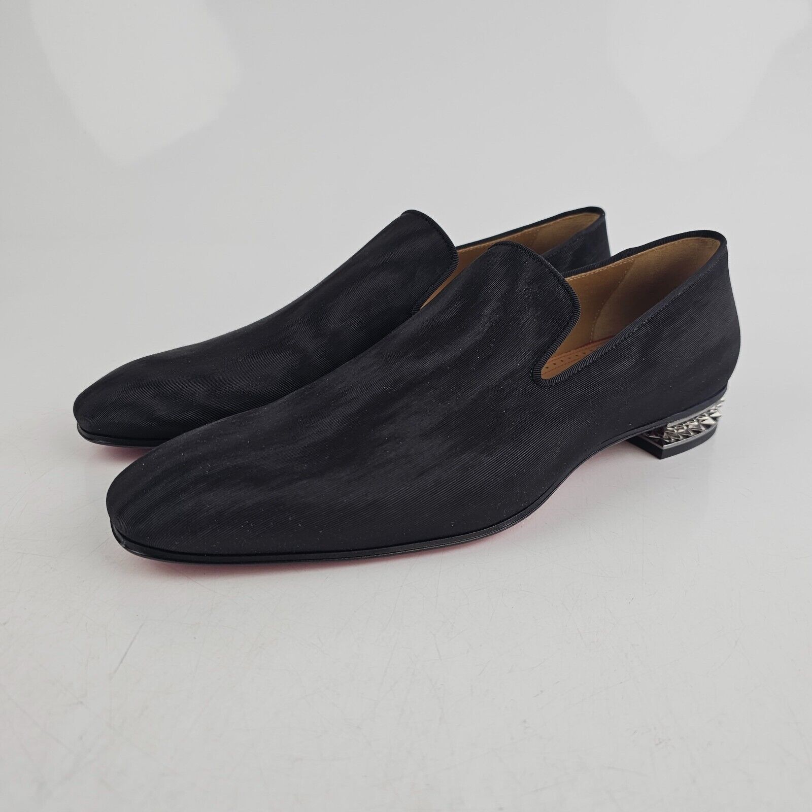 image of Christian Louboutin Dandyrocks Black Loafers New, Men's (Size 7)