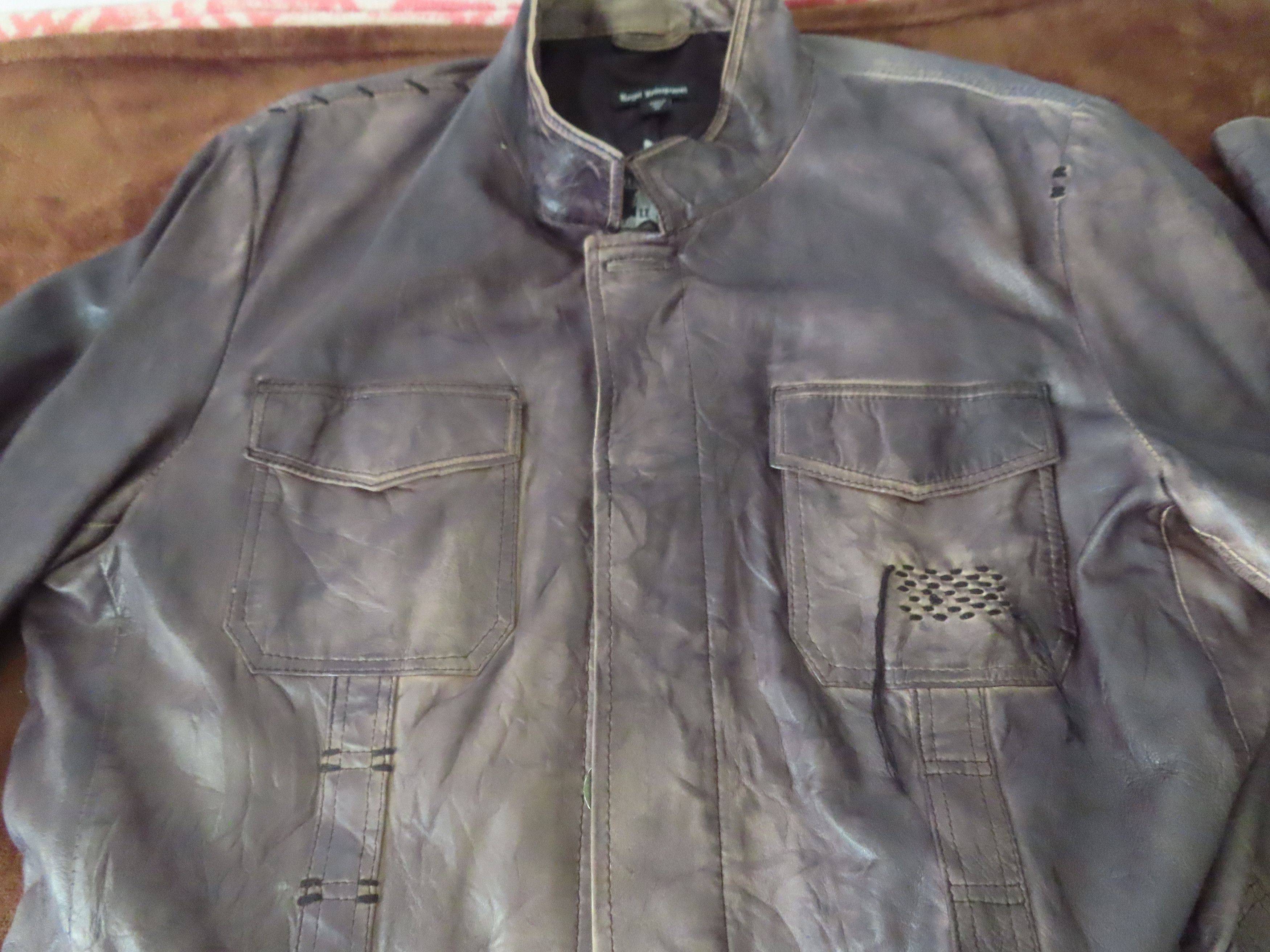 Royal Underground × Vintage Royal Underground Leather Jacket RARE Size US XL / EU 56 / 4 - 3 Thumbnail