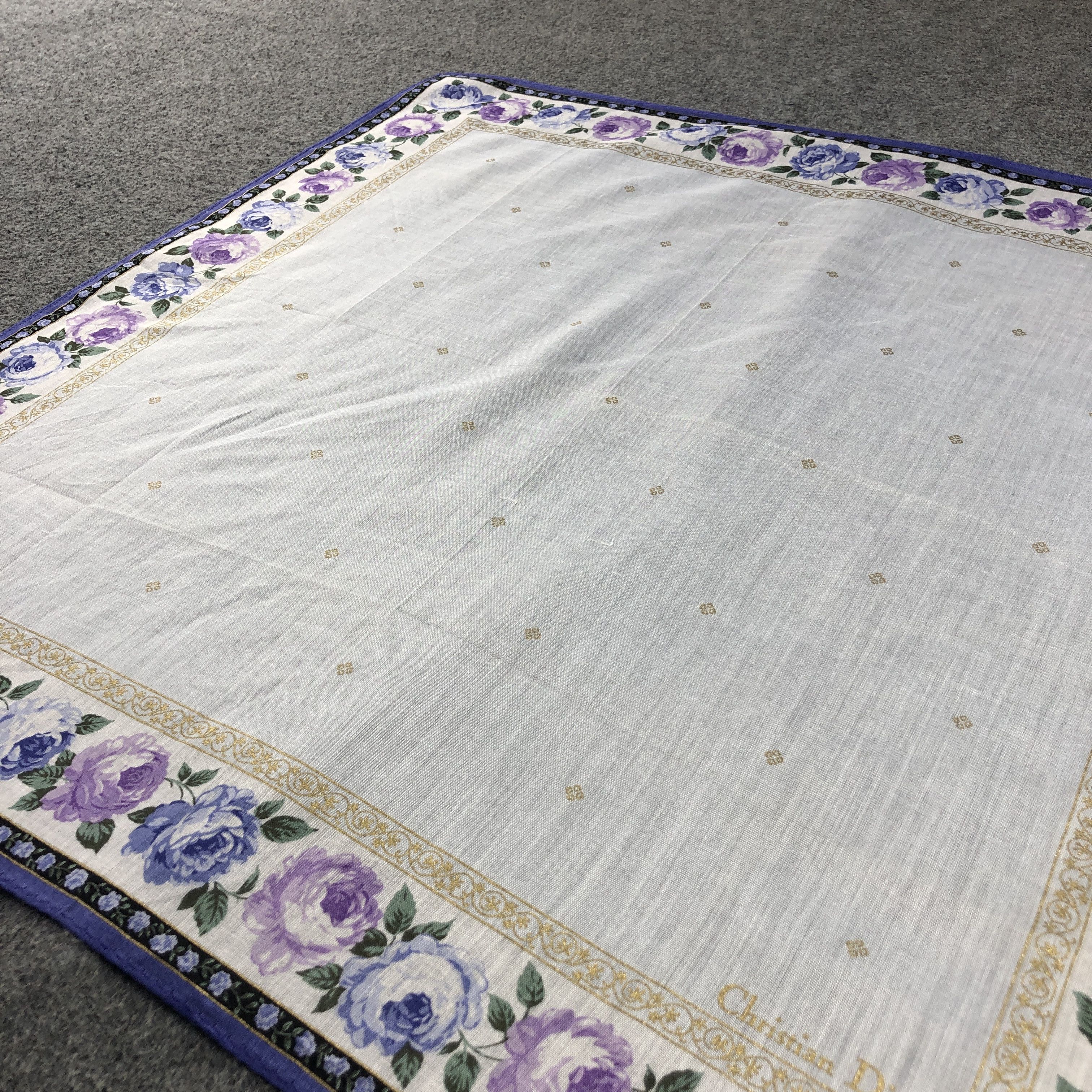 Vintage ChRisTIAN diOR Handkerchief Neckerchief Bandana H2758 Size ONE SIZE - 3 Thumbnail