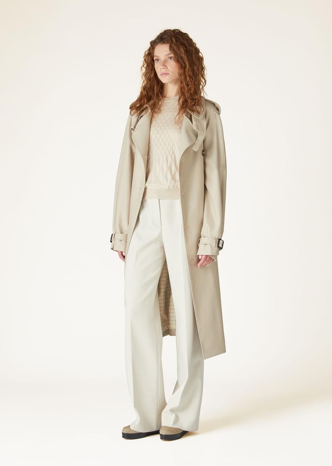 Loro Piana o1srvl11e0125 FAN6249 Takao Crewneck Sweater in Beige Size XS / US 0-2 / IT 36-38 - 5 Thumbnail