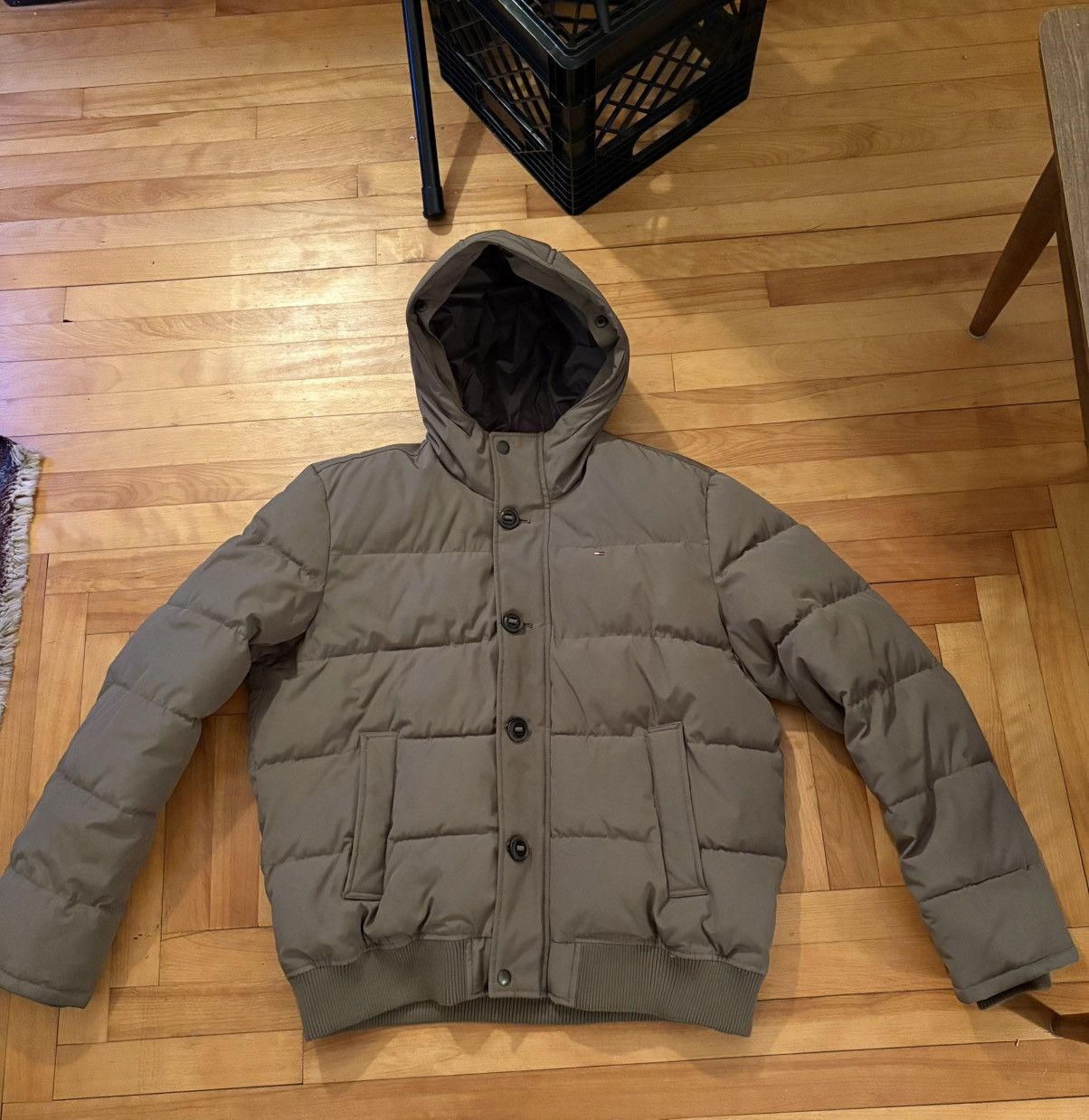 Tommy Hilfiger Tommy Hilfiger parka fur hood zipup puffer Size US XL / EU 56 / 4 - 3 Thumbnail