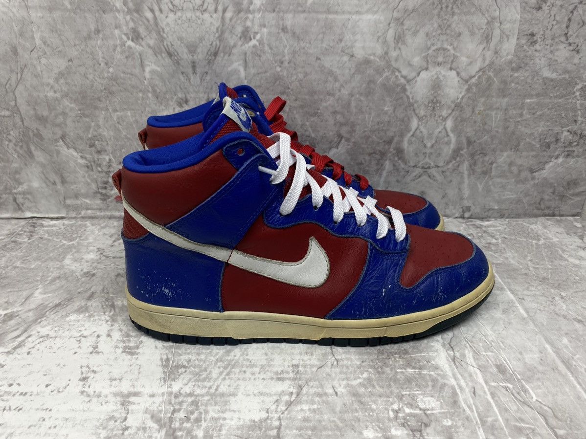 Nike Nike dunk 2003 spider man blue red Size US 10.5 / EU 43-44 - 4 Thumbnail