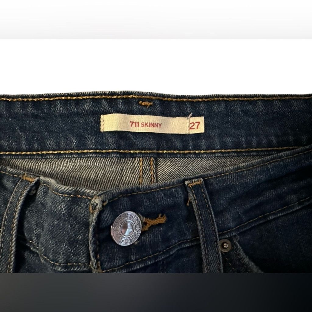 Levi's Levi’s 711 SKINNY JEAN Blue Women’s Size 27. Size 27" / US 4 / IT 40 - 4 Thumbnail