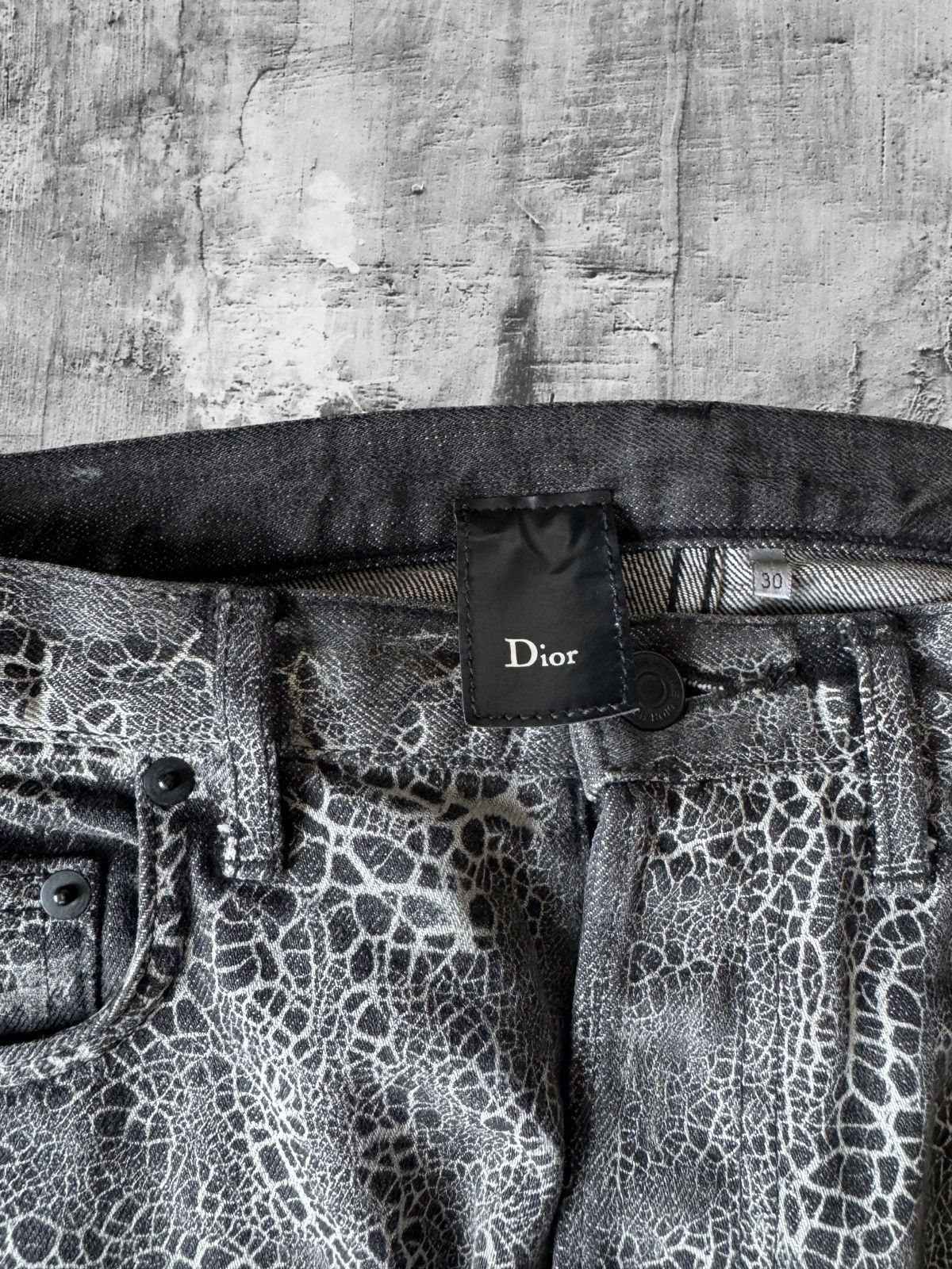 Dior FW08 Batik Denim Size US 30 / EU 46 - 6 Thumbnail
