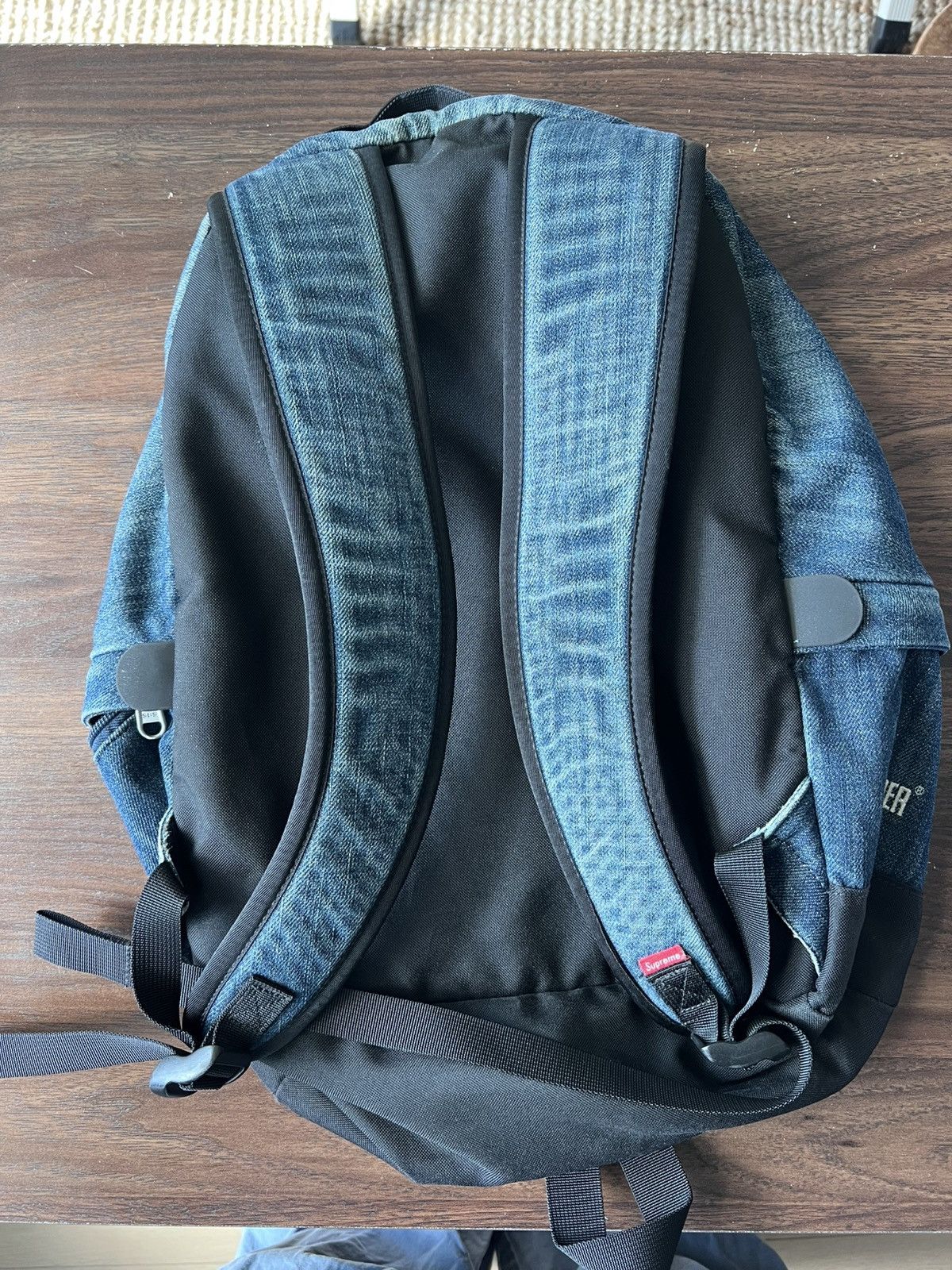 Supreme × The North Face Supreme North Face box logo denim backpack Size ONE SIZE - 5 Thumbnail
