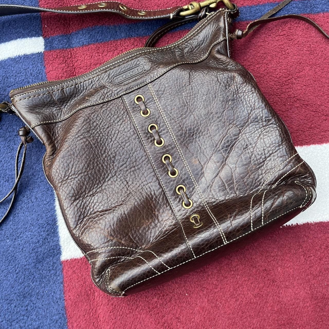 Coach Vintage Coach Chelsea Laced brown Leather shoulder bag Size ONE SIZE - 2 Thumbnail