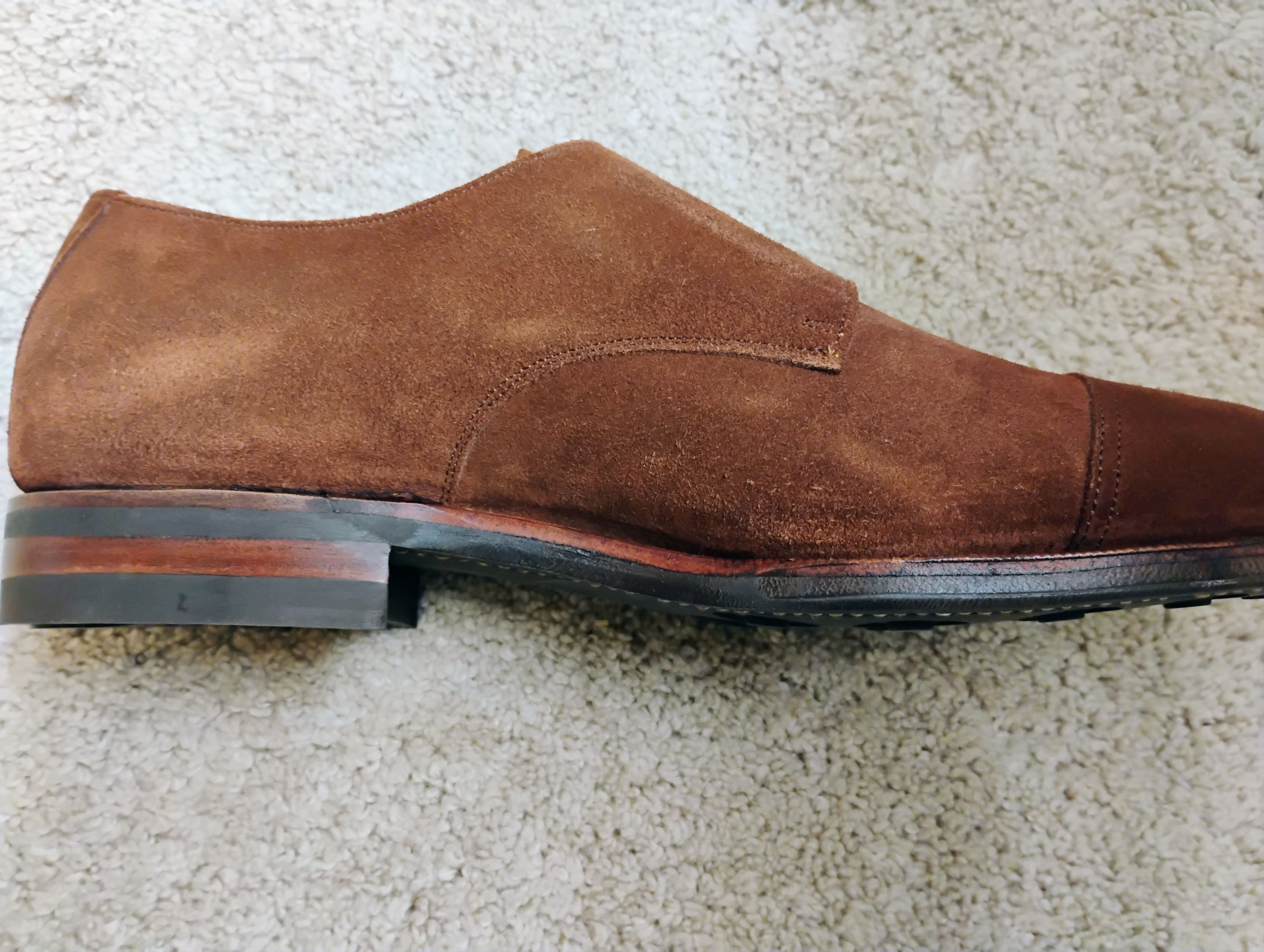 Meermin Snuff Rapello Suede Double Monkstrap Size US 8.5 / EU 41-42 - 9 Thumbnail