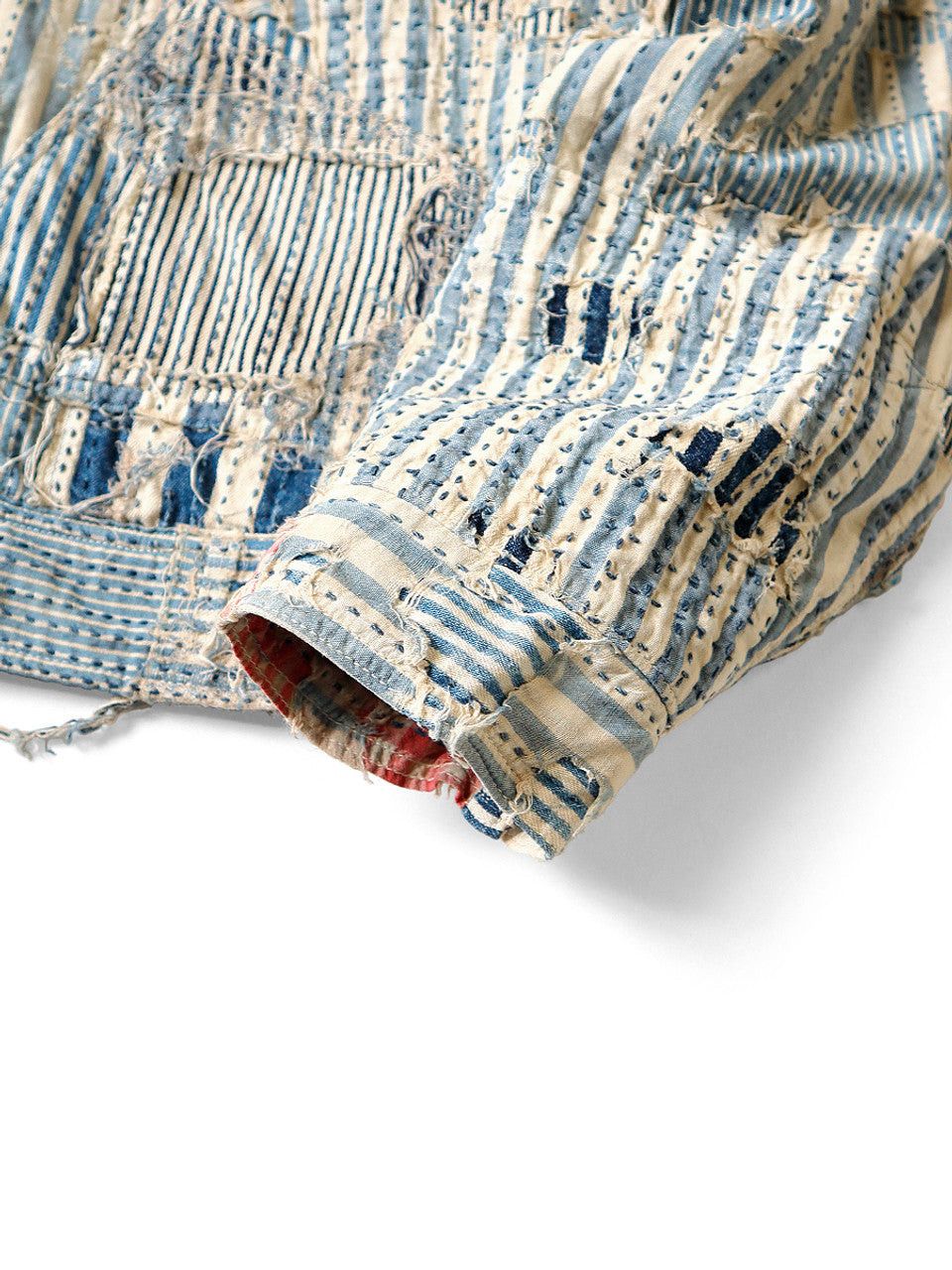 Kapital Kountry Liberty Stripe Boro Drizzler Zip Jacket Size US M / EU 48-50 / 2 - 7 Thumbnail