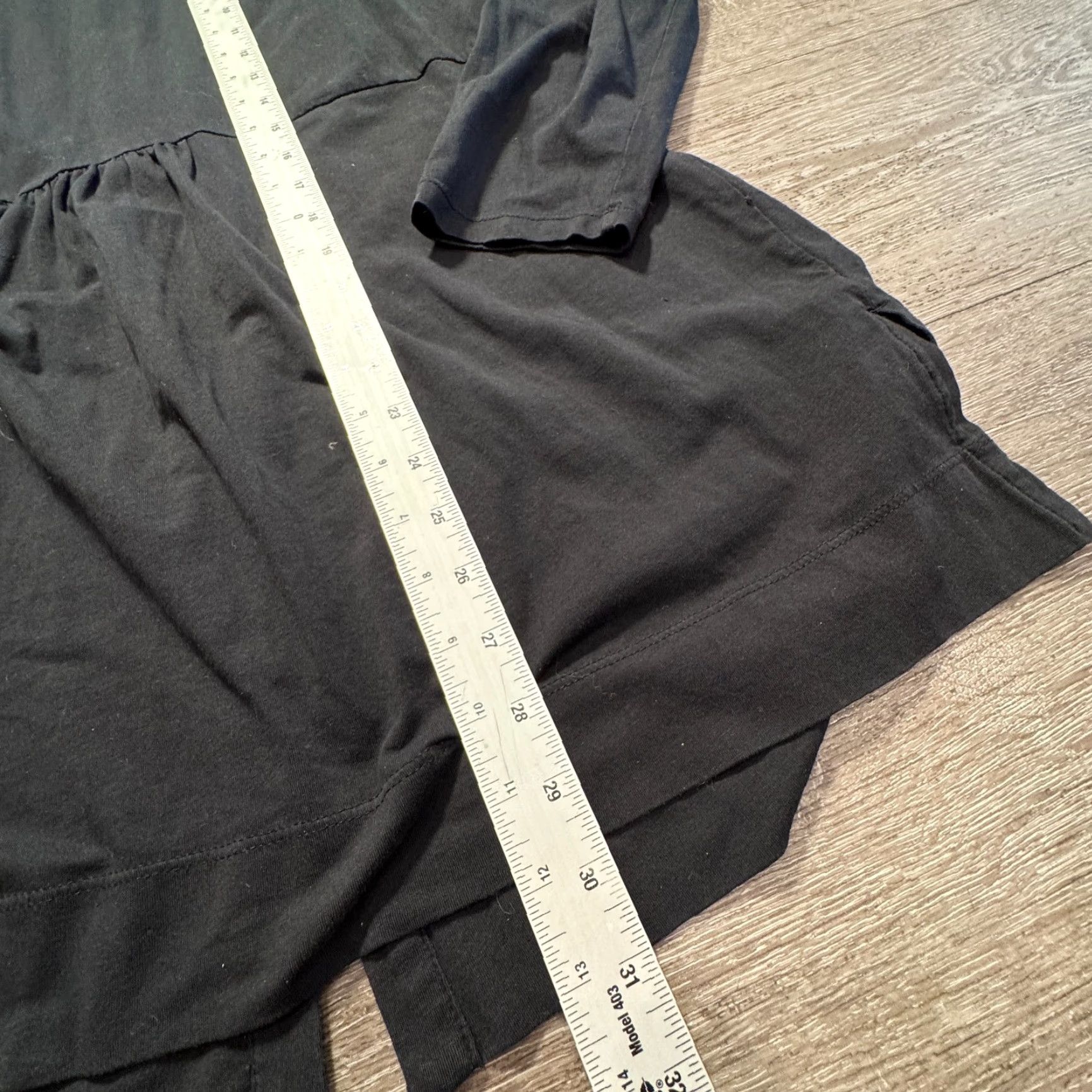 J. Jill J. Jill Top Womens 1X Black Button Up Preppy Long Sleeve Cotton Blend Size XL / US 12-14 / IT 48-50 - 7 Thumbnail