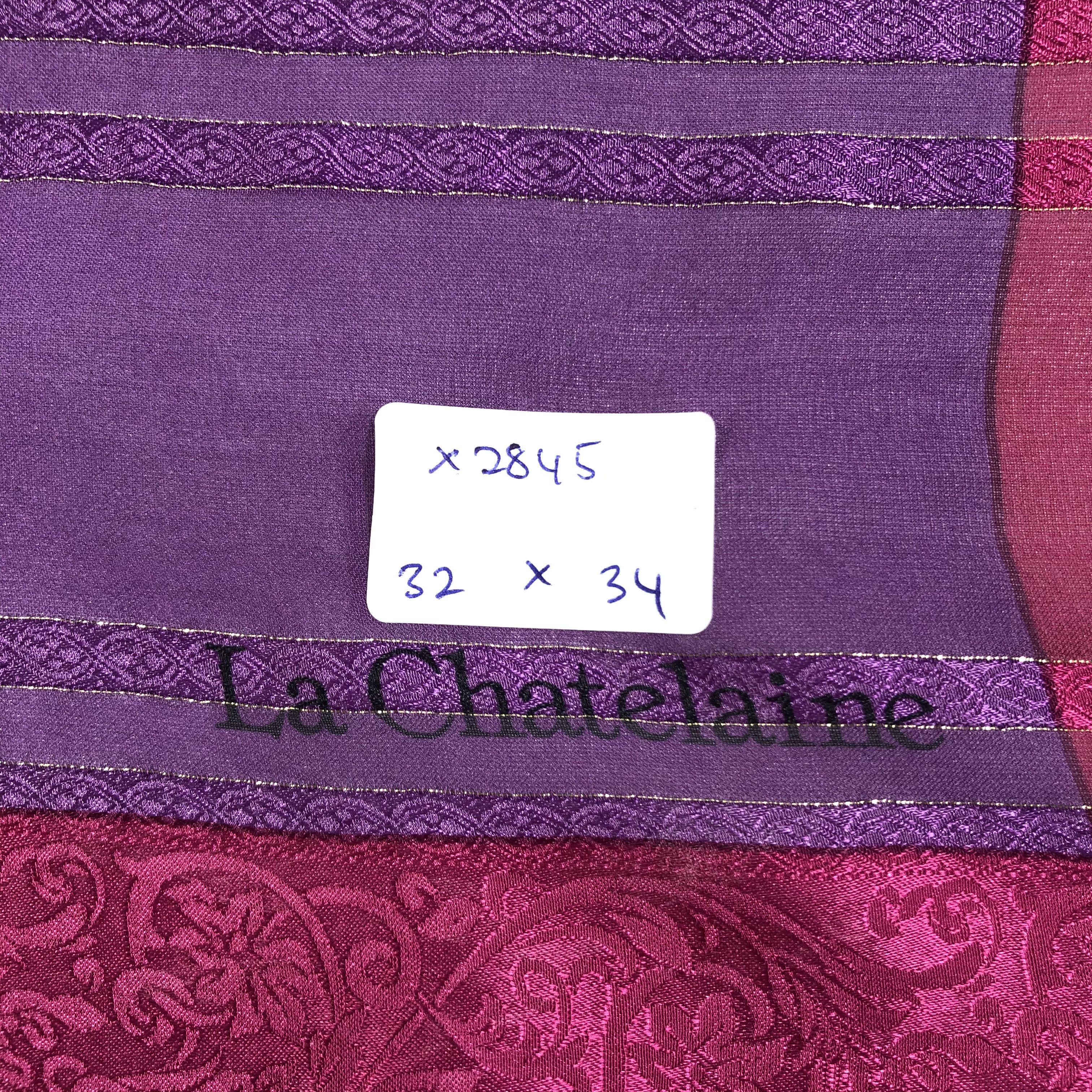 Vintage Vintage La Chantelaine Silk Scarf Size ONE SIZE - 6 Thumbnail