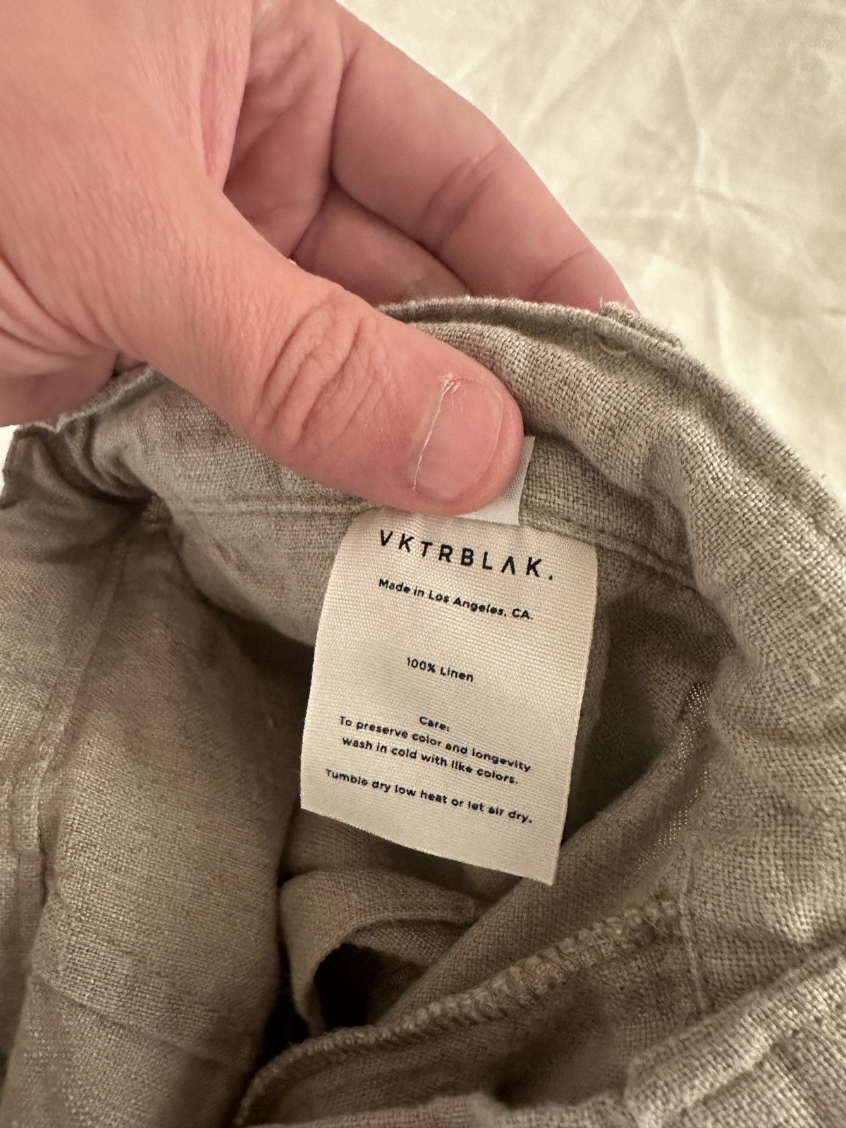 Vintage VKTRBLAK linen jogger, Sz. 32 Size US 32 / EU 48 - 3 Thumbnail