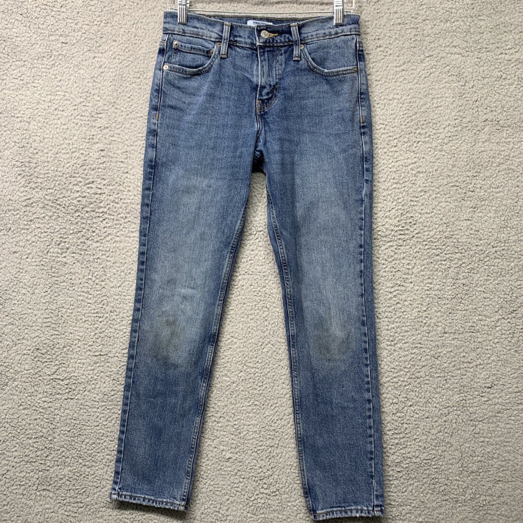 Levi's DENIZEN from Levi's Jeans Slim Fit 5-Pocket Blue Denim 28x29 Straight Men’s 216 Regular Jeans Size US 28 / EU 44 - 2 Thumbnail