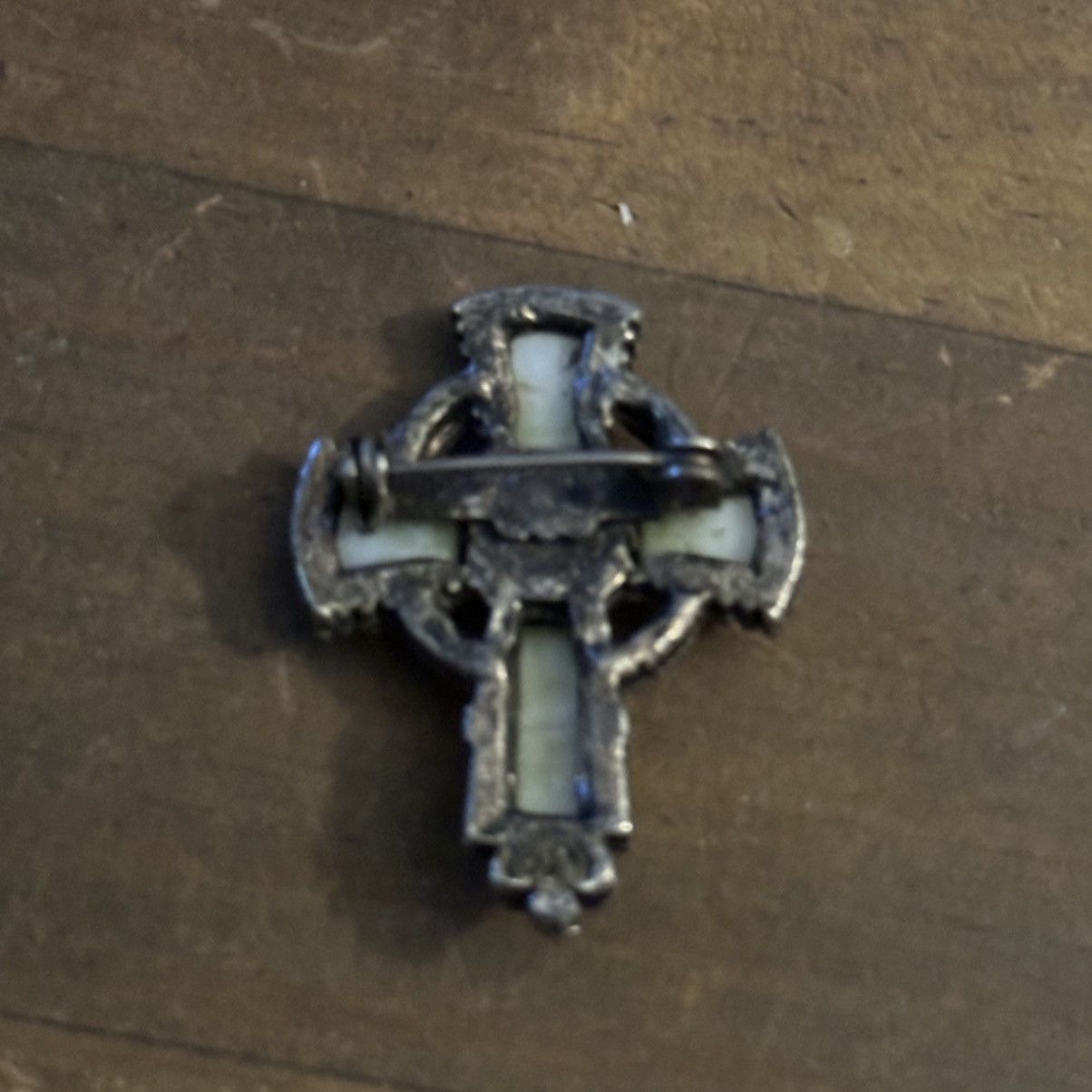 Vintage Vintage Scottish Agate Celtic cross brooch Size ONE SIZE - 3 Thumbnail