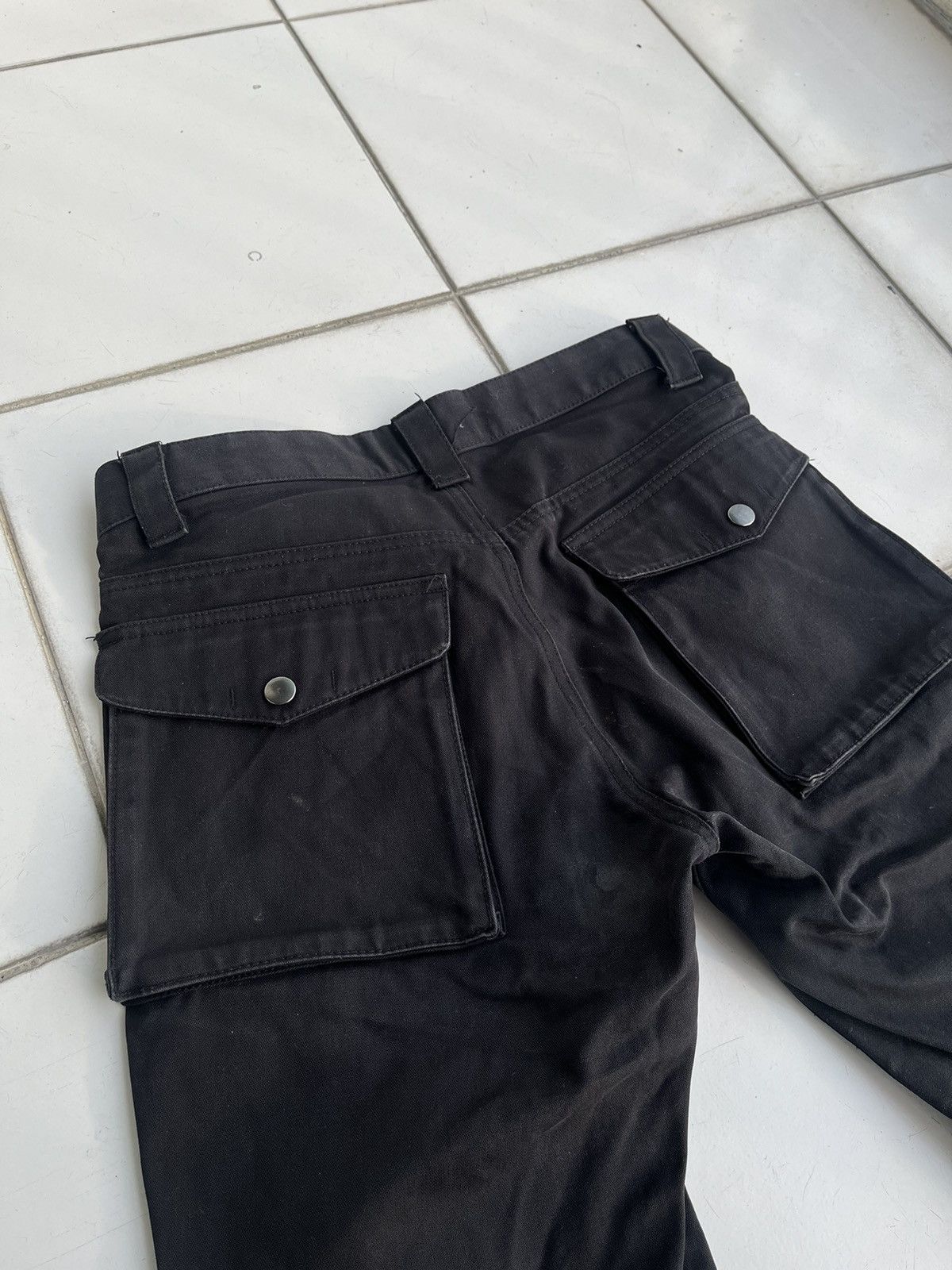 Japanese Brand × Yoshiyuki Konishi Yoshiyuki Konishi D.K.F Heavy Cotton Cargo Pants Size US 30 / EU 46 - 7 Thumbnail