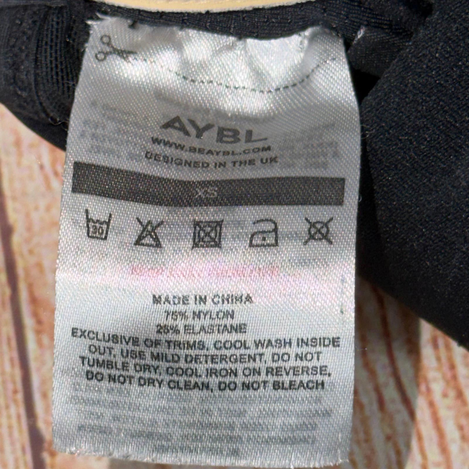 Virgil Abloh AYBL Black XS Sports Bra Size ONE SIZE - 5 Thumbnail