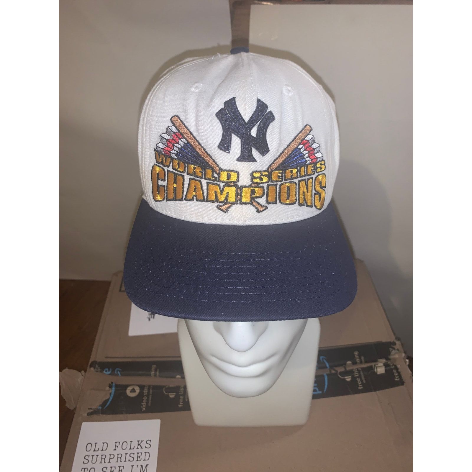 Starter × Vintage Vtg New York Yankees World Series Champions Starter Snapback Size ONE SIZE - 1 Thumbnail