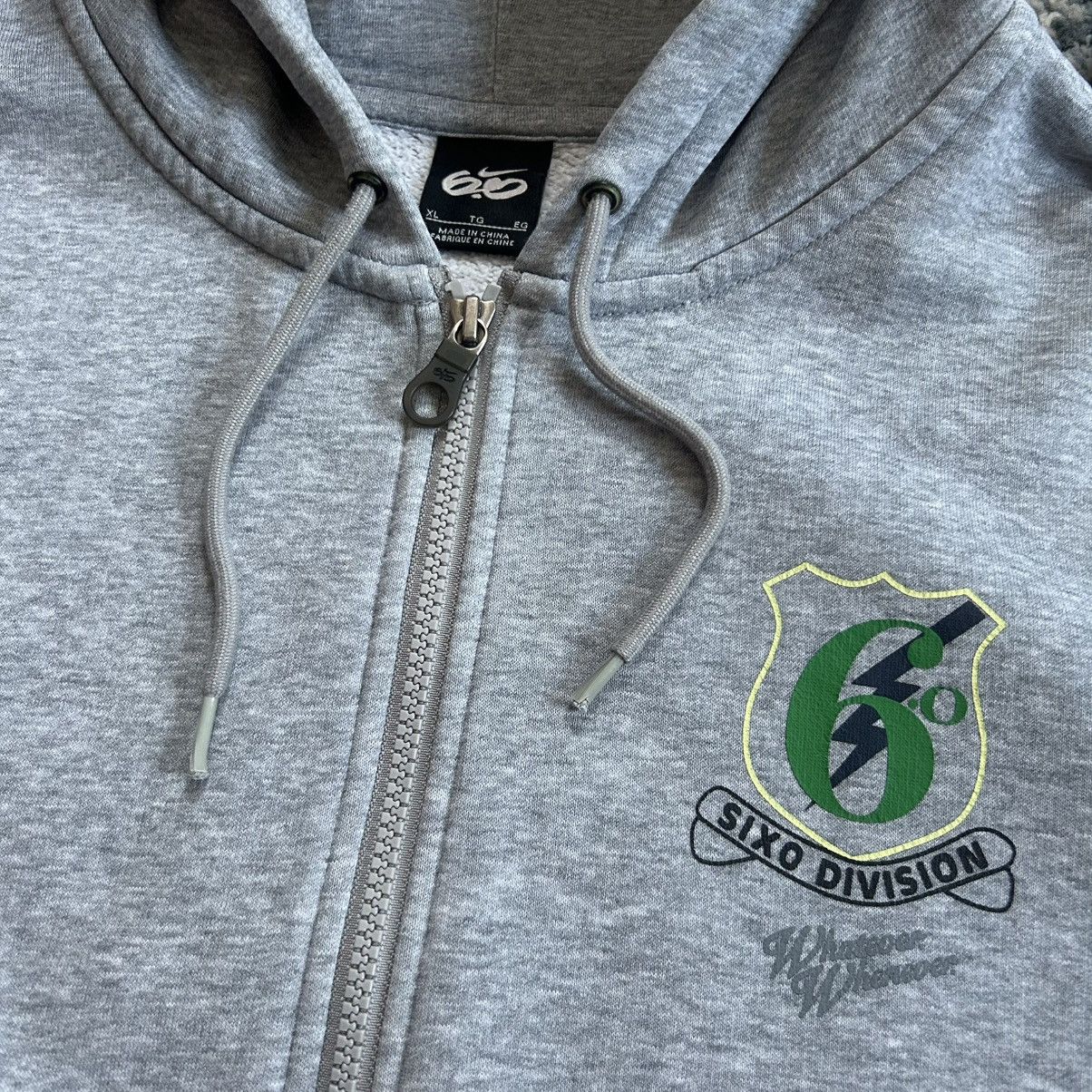 Nike 2011 NiKE 6.0 SiXO DiViSiON HEATHER GREY YKK ZiP UP HOODiE Size US XL / EU 56 / 4 - 2 Thumbnail