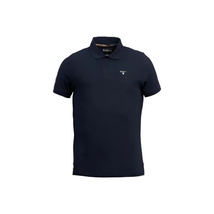 Barbour Men's Navy Blue Straight Polo Shirt 0079
