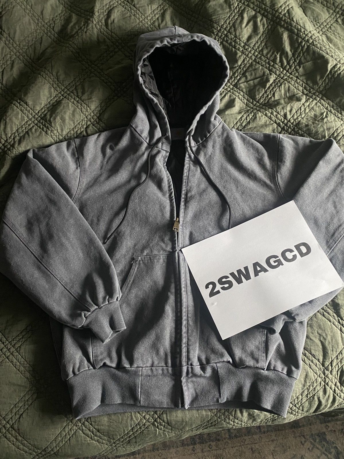 Carhartt Grey Vintage Carhart Jacket with Insulated Lining Size US M / EU 48-50 / 2 - 2 Thumbnail