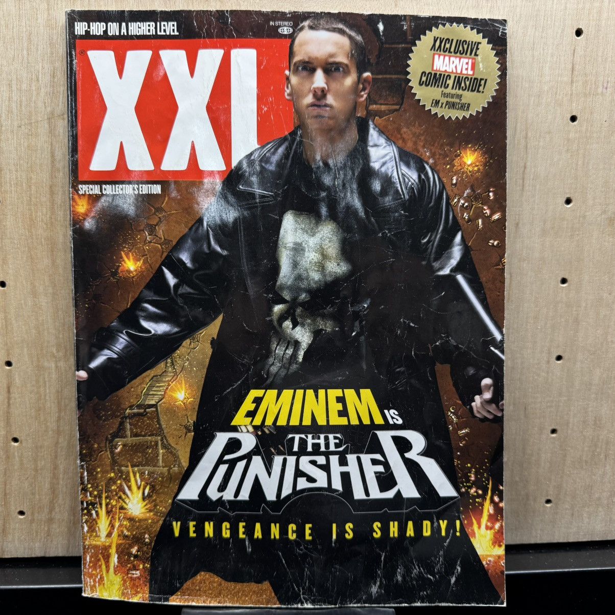 Other XXL Magazine June 2009 Eminem The Punisher Marvel Comic Rare Size ONE SIZE - 1 Thumbnail