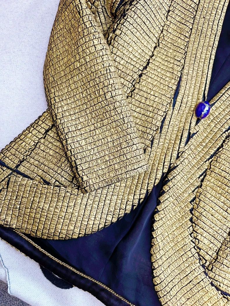 Chanel Chanel 19A Egyptian show gold braided jacket Size XS / US 0-2 / IT 36-38 - 5 Thumbnail