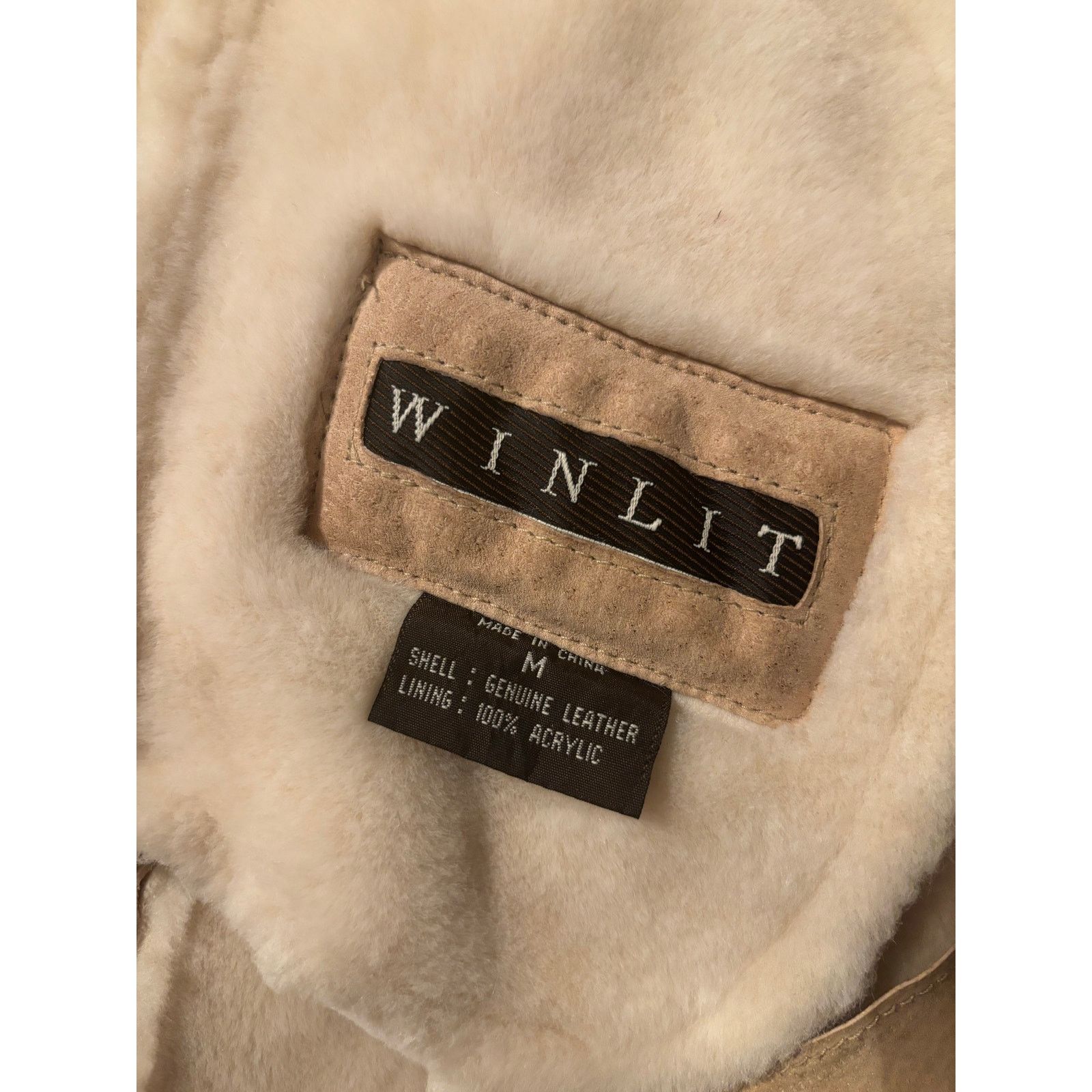 The Unbranded Brand WINLIT Genuine Leather Faux Fur Coat Size Medium Size M / US 6-8 / IT 42-44 - 7 Thumbnail