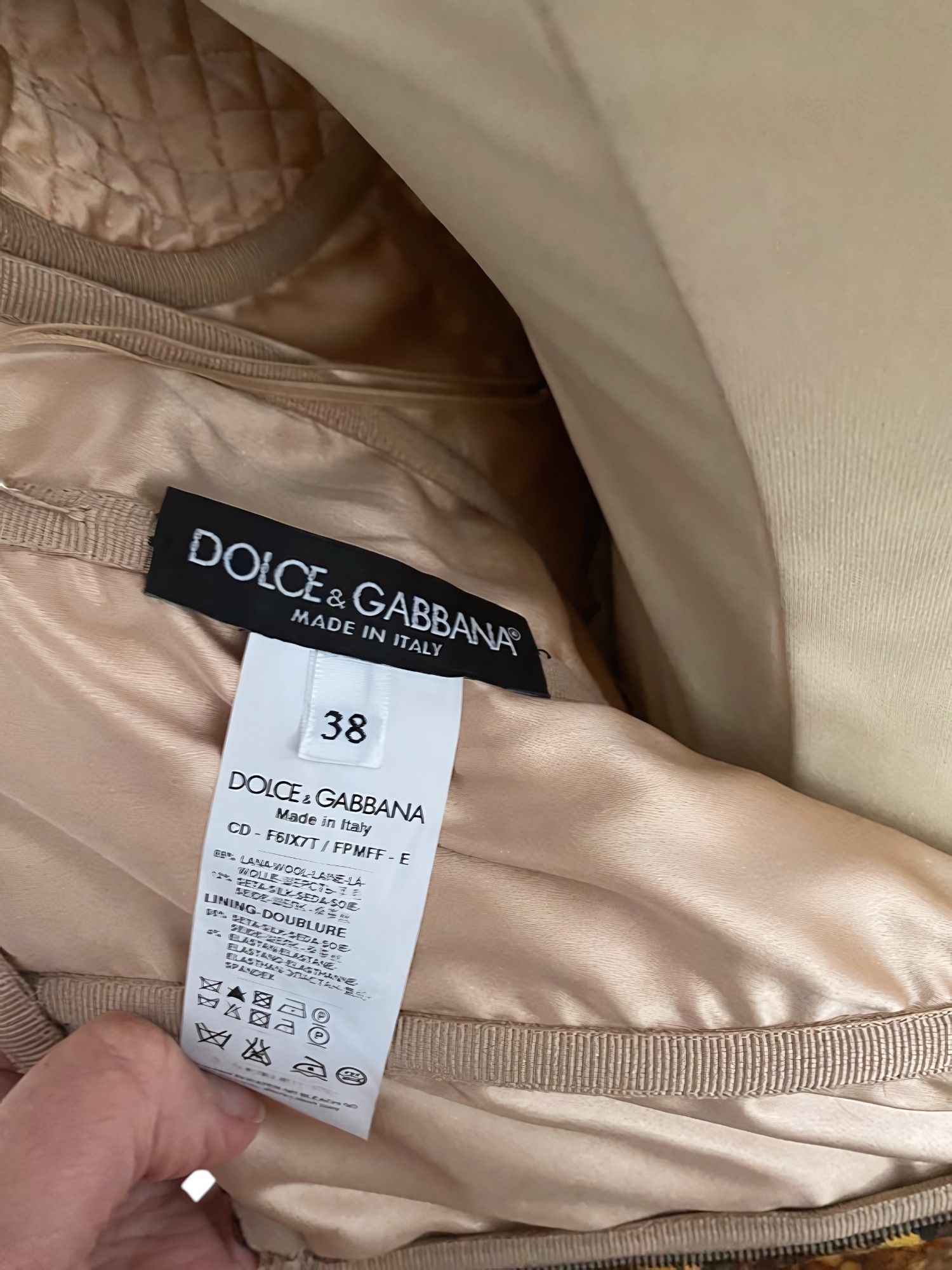 Dolce & Gabbana RARE MOSAIC DRESS Size XS / US 0-2 / IT 36-38 - 4 Thumbnail