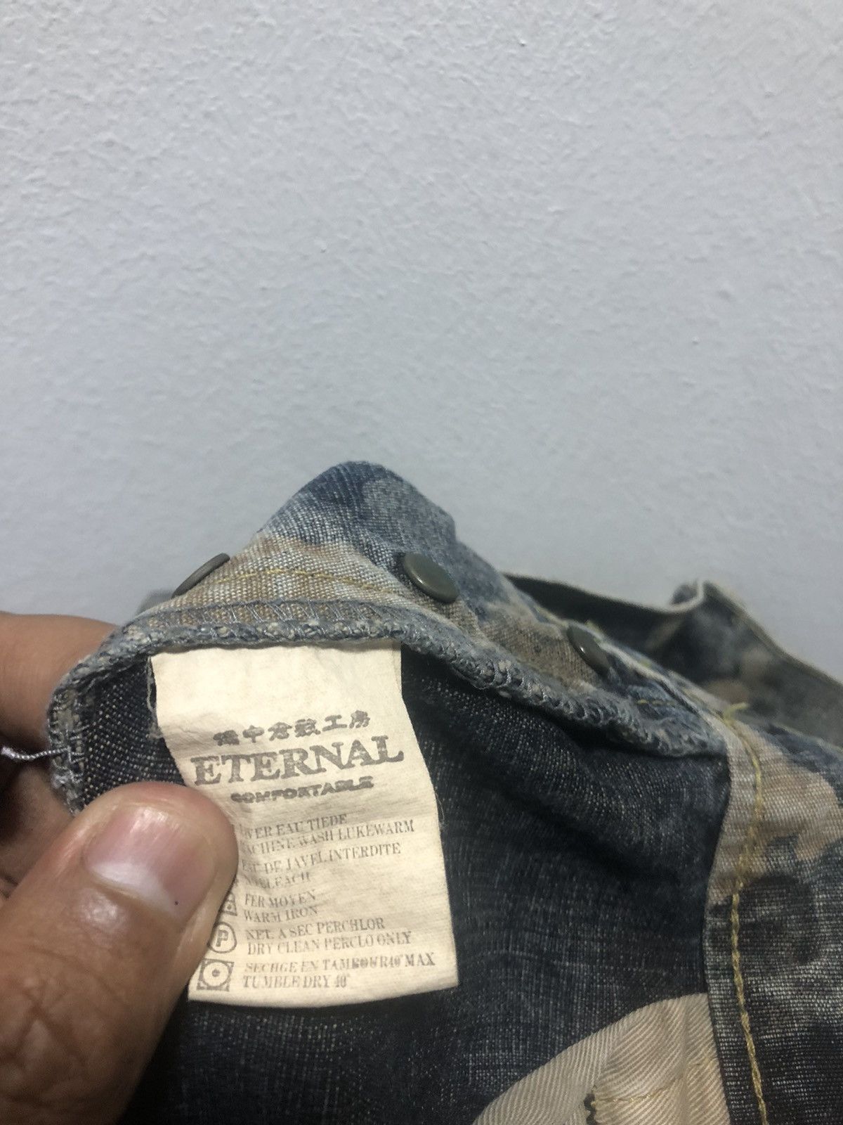 Eternal ETERNAL Denim Pants Camo Japan Made Size US 30 / EU 46 - 7 Thumbnail