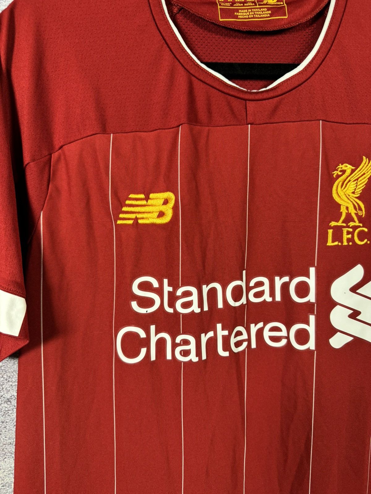 New Balance × Vintage Vintage Liverpool 2019/20 New Balance Jersey Blokcore L sz Size US L / EU 52-54 / 3 - 5 Thumbnail
