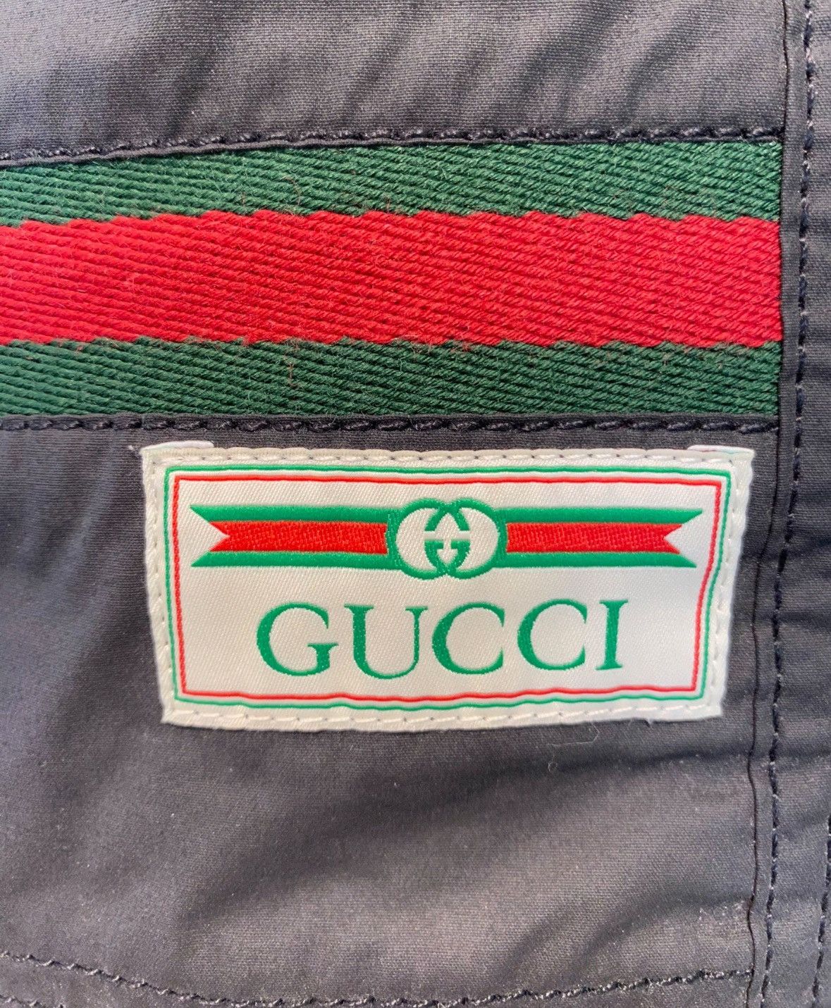 Gucci Gucci Logo Tag Black Casual Shorts-2508 Size US 36 / EU 52 - 2 Thumbnail
